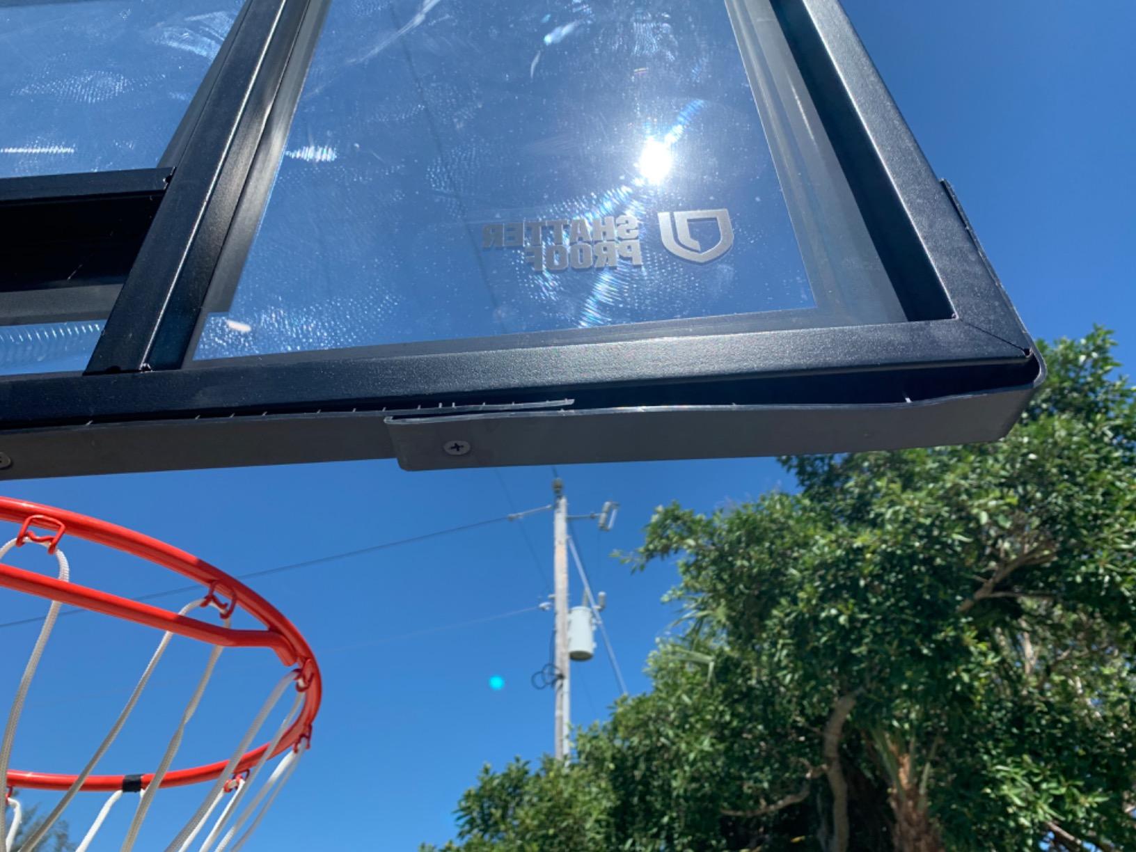 Lifetime 90061 Portable Basketball System, 52 Inch Shatterproof Backboard,Black customer photo 2