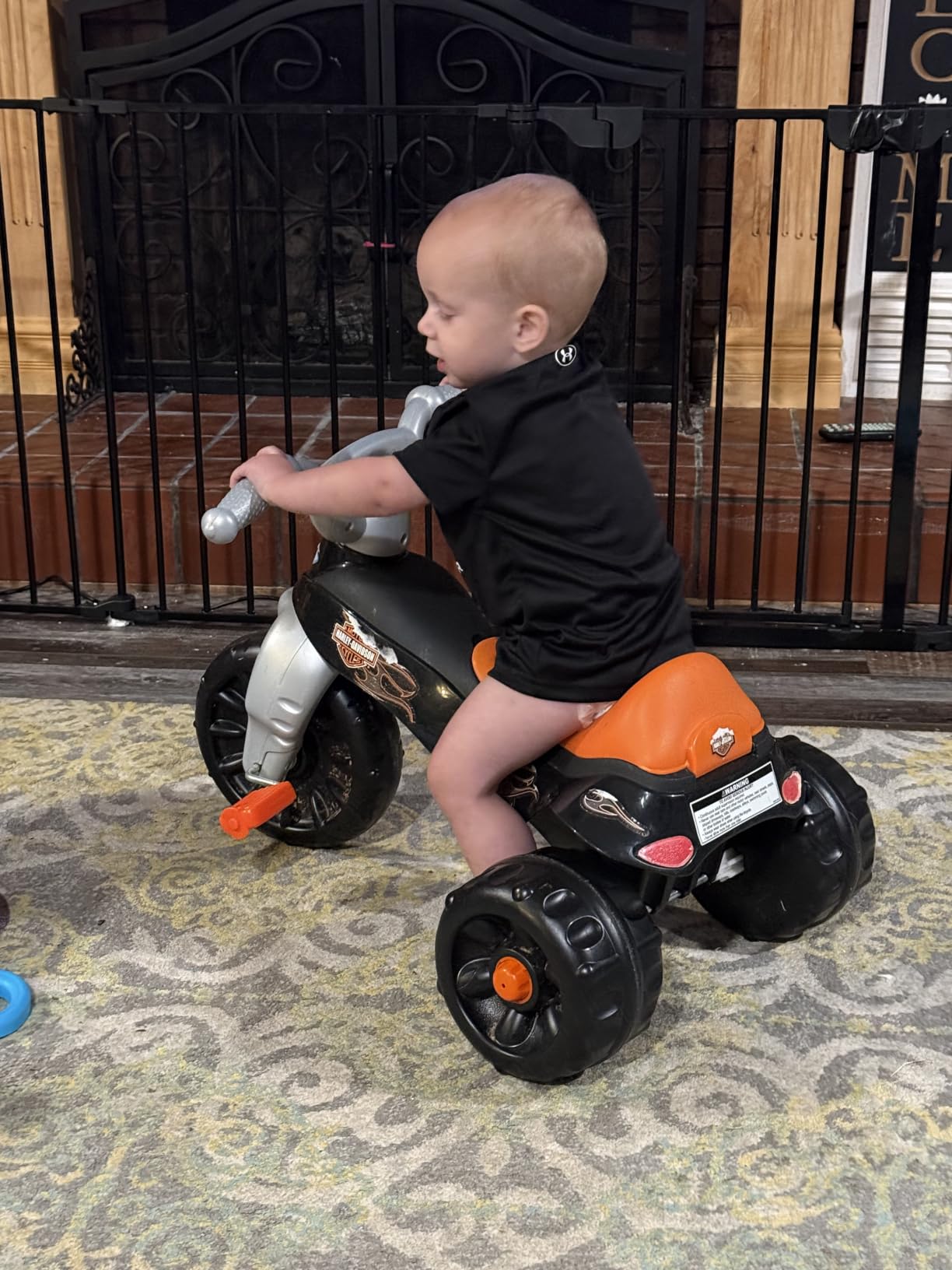 Fisher-Price Harley-Davidson Tough Trike Toddler Toy, Max 55 lb customer photo 1