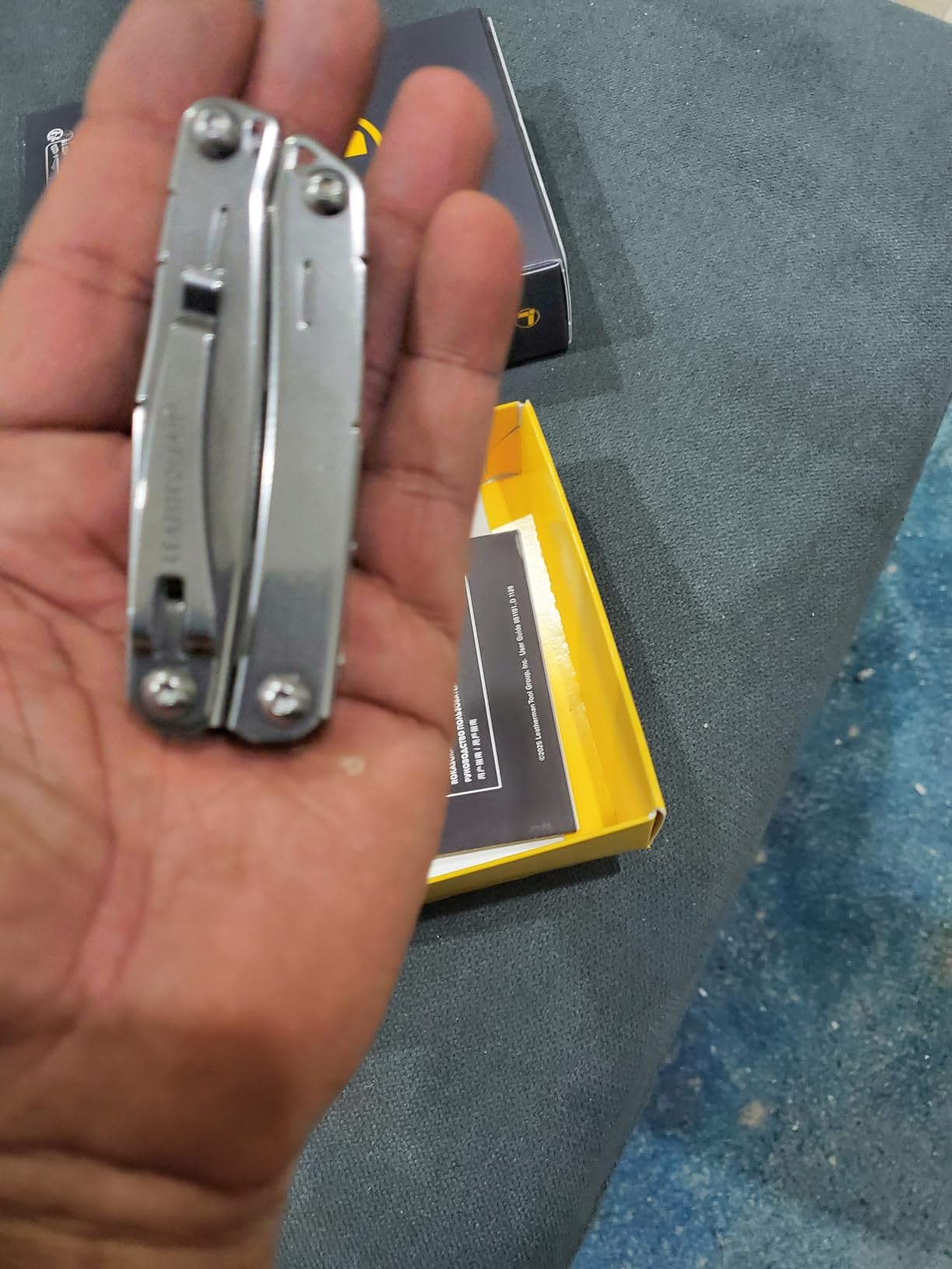 LEATHERMAN Wingman Multi-Tool, Spring-Action Pliers and Scissors, Stainless | One-Hand Opening Blade, Spring-Action Pliers & Scissors, Affordable Full-Featured EDC, 25-Year Guarantee customer photo 1