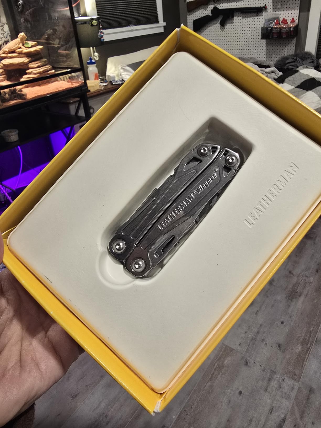 LEATHERMAN Wingman Multi-Tool, Spring-Action Pliers and Scissors, Stainless | One-Hand Opening Blade, Spring-Action Pliers & Scissors, Affordable Full-Featured EDC, 25-Year Guarantee customer photo 2