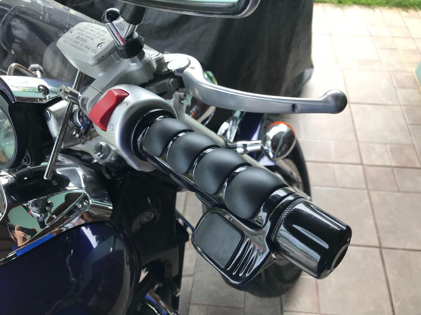 Kuryakyn 6339 Motorcycle Handlebar Accessory: Hand Grip End Cap Weight, Gloss Black, 1 Pair customer photo 1