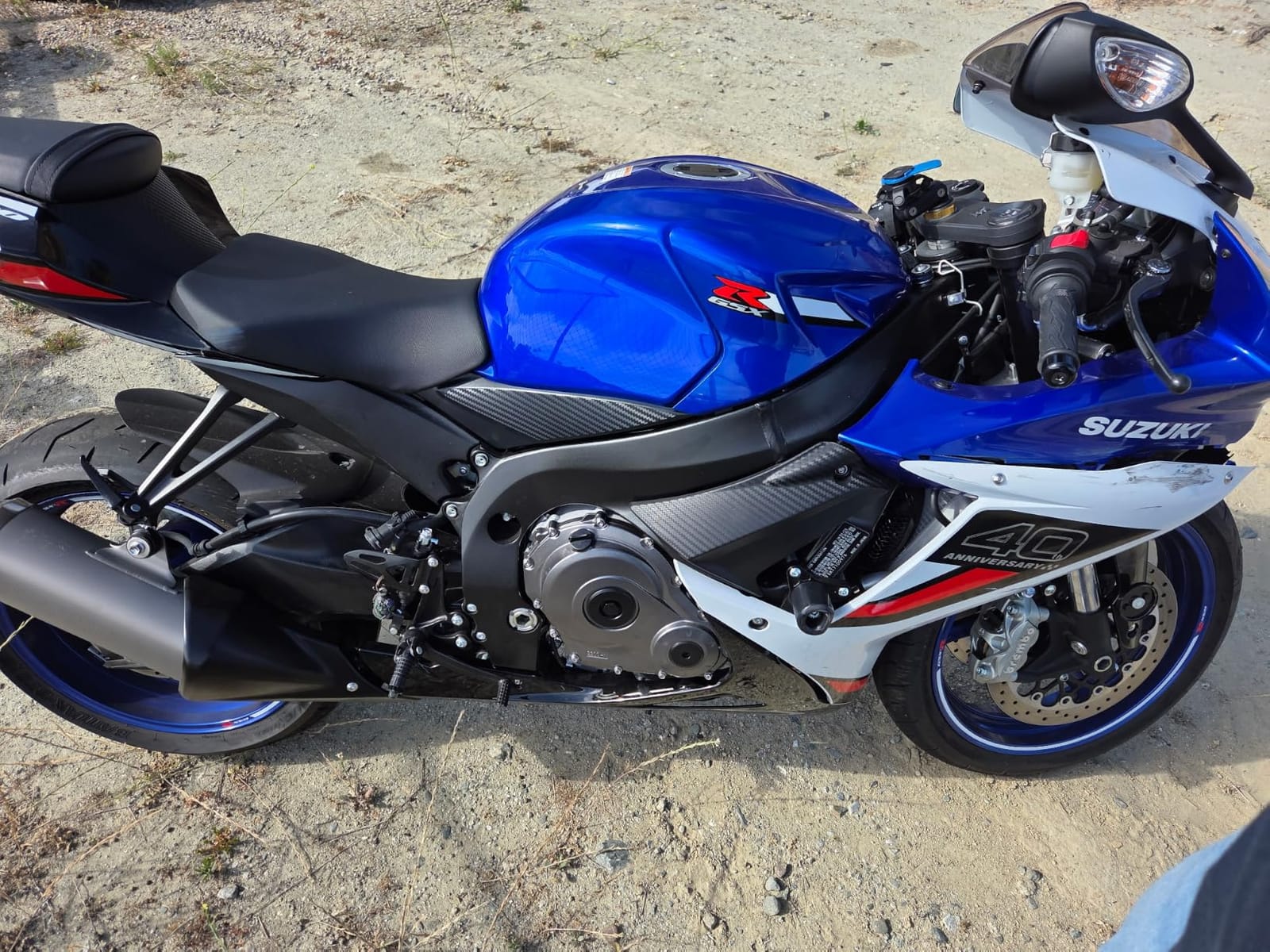 Shogun USA Made Suzuki GSXR600 GSXR750 Z 2011 to 2026 Black No Cut Frame Sliders Fits ABS & Non ABS Models - 750-5459 customer photo 2