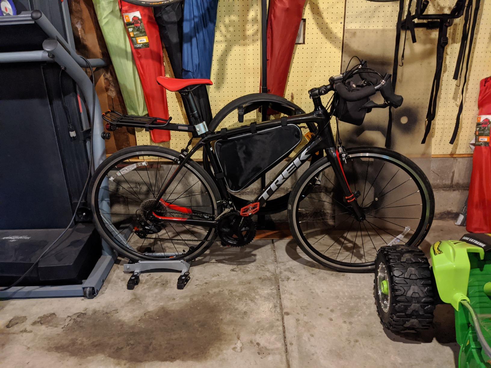 Ibera Bike Frame Bag - Slim Pouch Zipper Compartment & Velcro Mount - Water-Resistant, Fits Most Bikes - Holding Tools Snacks customer photo 2