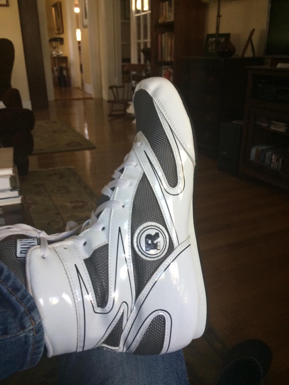 Ringside Undefeated Boxing Shoes, Synthetic Leather Shoes for Men and Women, Lightweight, High-Top Ankle Shoes for Boxing, Workout, Training, and Competition, Available in Different Sizes (2-13) customer photo 1