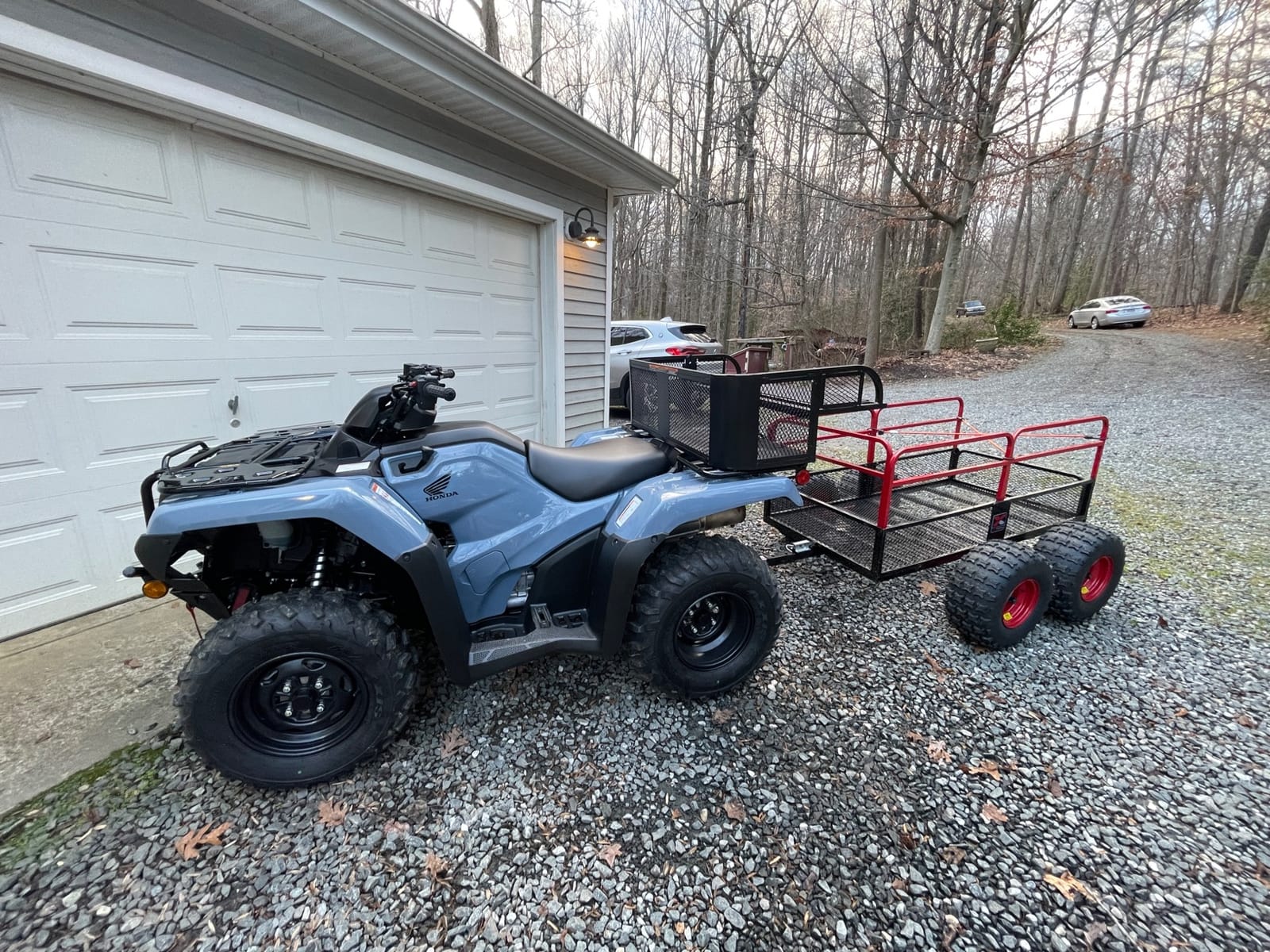 Yutrax Trail Warrior X4 Heavy Duty UTV/ATV Trailer - For Off-Road Use - 1,250 lb. Capacity, TX159 customer photo 1