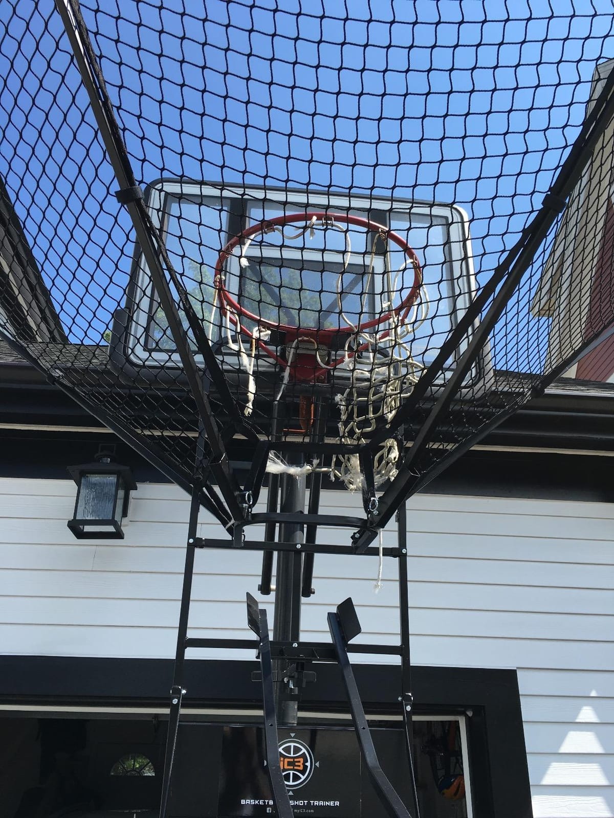 Dr. Dish IC3 Basketball Shot Trainer Rebounder with Net Return System customer photo 2