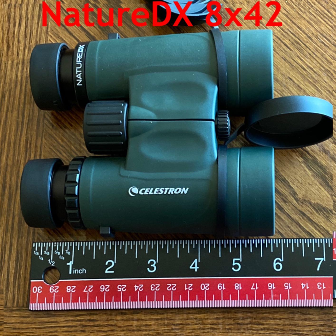 Celestron Nature DX 8x42 Waterproof Binoculars for Bird Watching & Outdoors | Phase-Coated BaK-4 Prisms, Bright Fully Multi-Coated Optics, 42mm Objective Lenses, Durable Rubber Armor, Outdoor & Nature Viewing customer photo 1