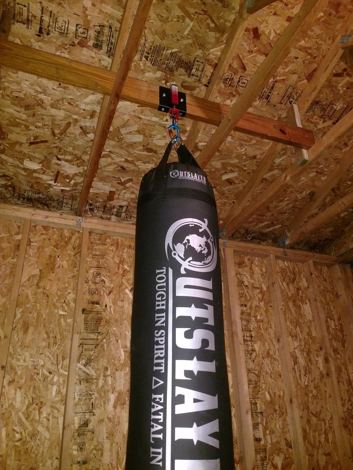 Outslayer Muay Thai Kickboxing Heavy Punching Bag - 6ft 130 lb - Made in USA - for MMA, Boxing & Training customer photo 1