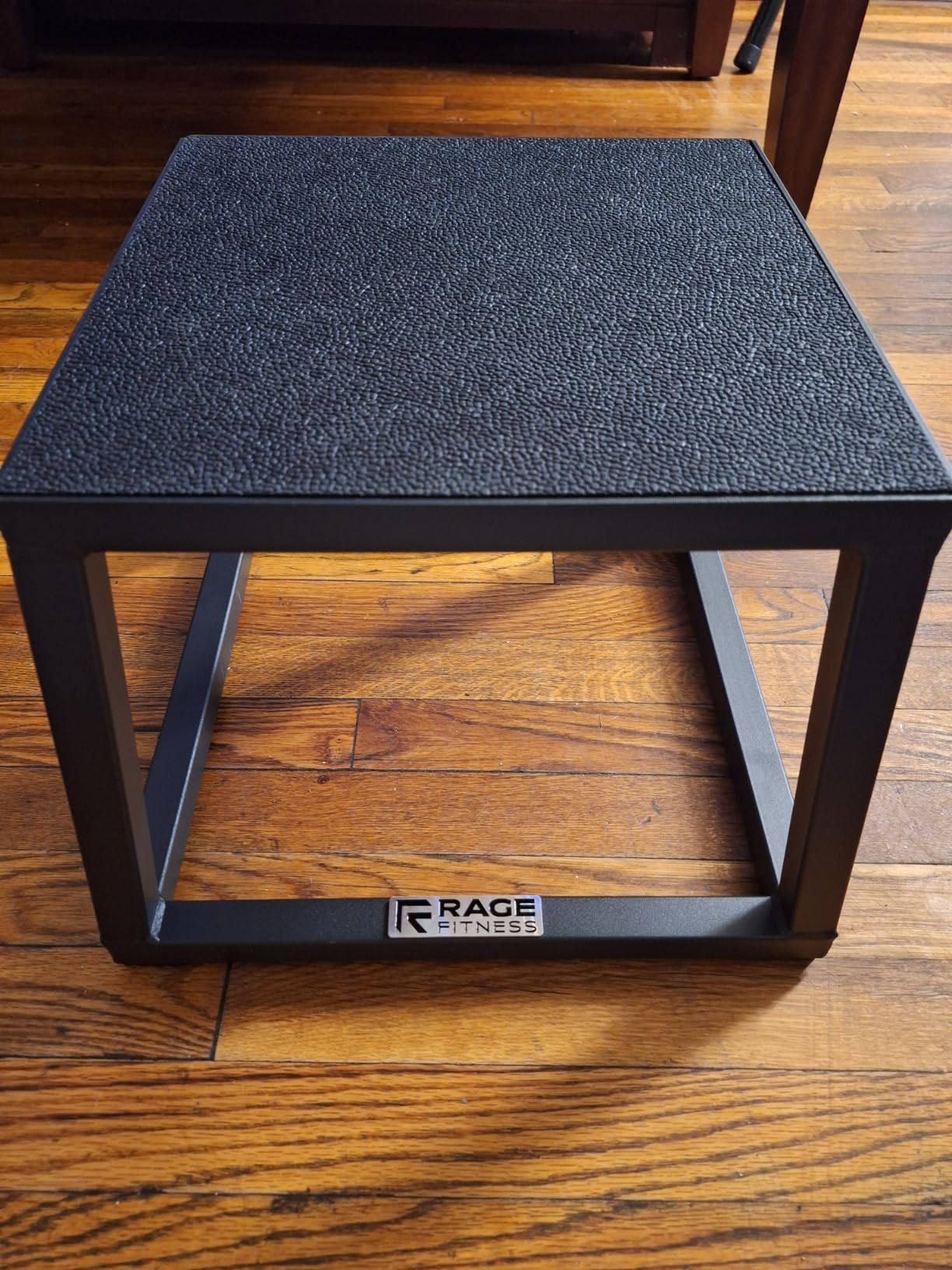 Rage Fitness Steel Plyo Box 12-18-24 Inch High Anti-Slip Pre-Assembled Plyometric Jump Box for Home Gym Conditioning and Strength Training Plyometric Platform Step customer photo 1