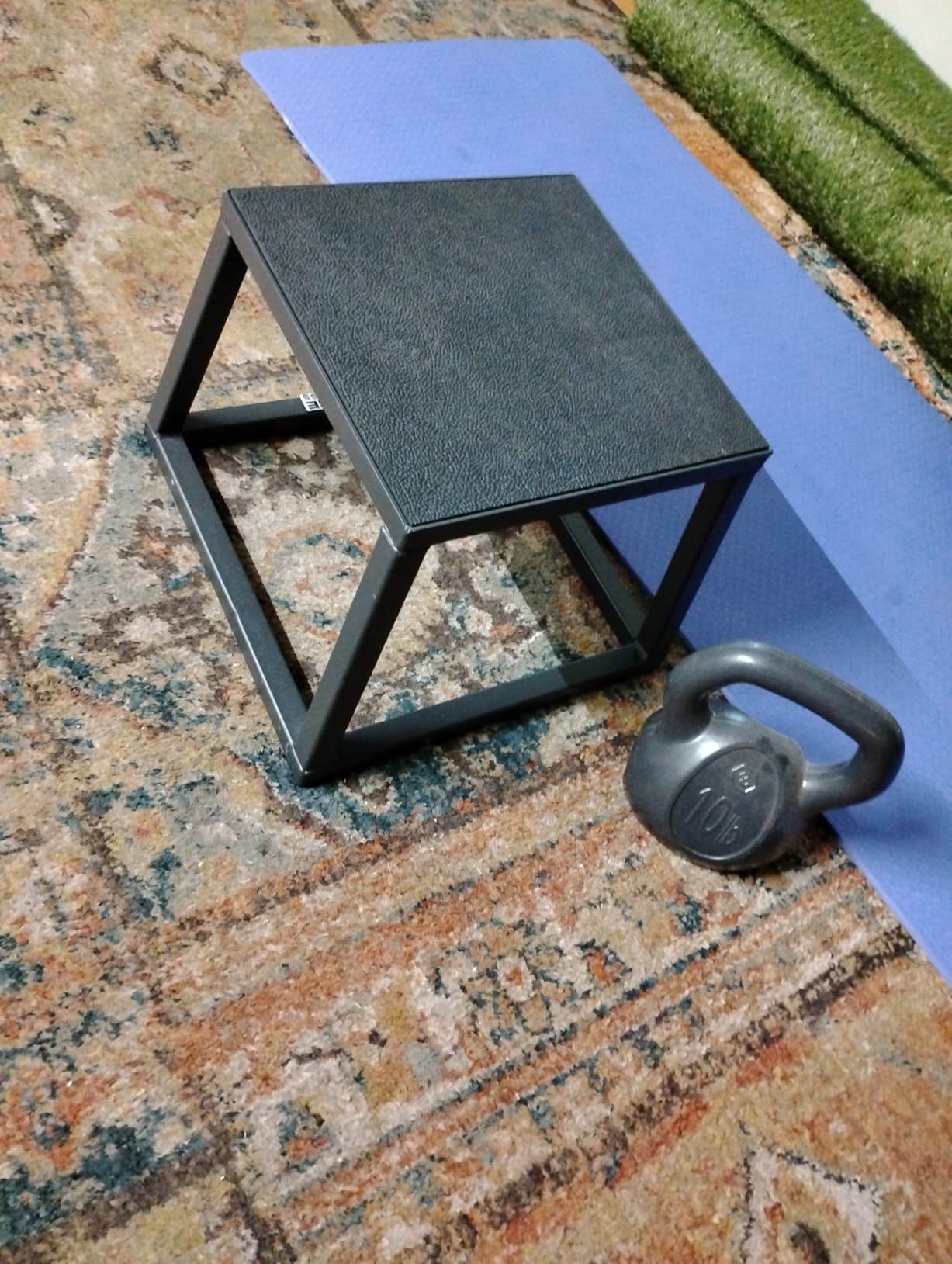 Rage Fitness Steel Plyo Box 12-18-24 Inch High Anti-Slip Pre-Assembled Plyometric Jump Box for Home Gym Conditioning and Strength Training Plyometric Platform Step customer photo 2
