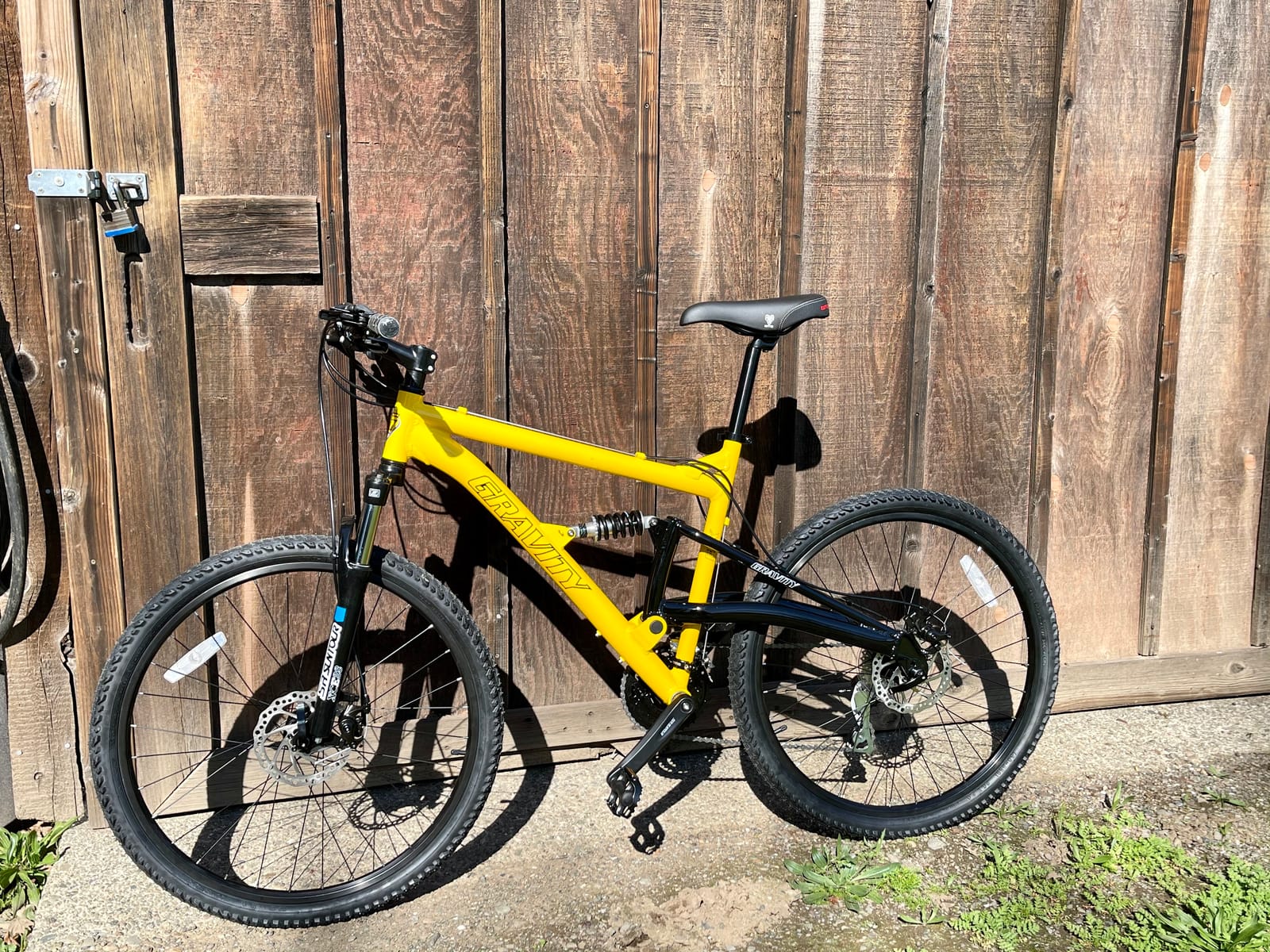 Gravity FSX 1.0 Dual Full Suspension Mountain Bike with Disc Brakes Aluminum Frame customer photo 1