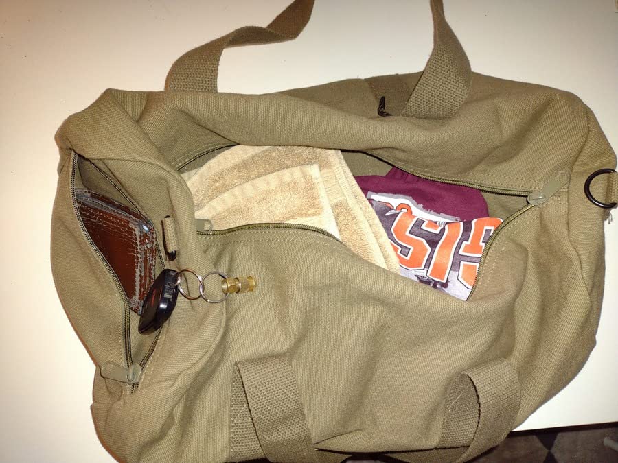 Rothco Heavy-Duty Canvas Shoulder Duffle Bag - Rugged Travel Gym Gear Equipment Bag customer photo 1