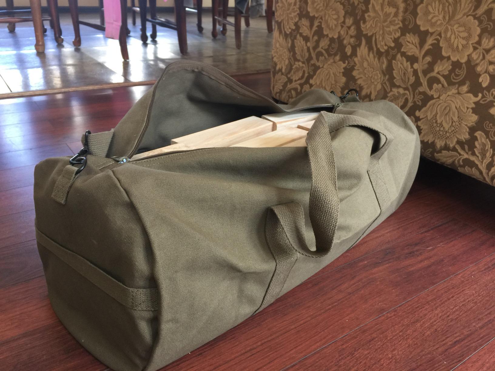 Rothco Heavy-Duty Canvas Shoulder Duffle Bag - Rugged Travel Gym Gear Equipment Bag customer photo 2