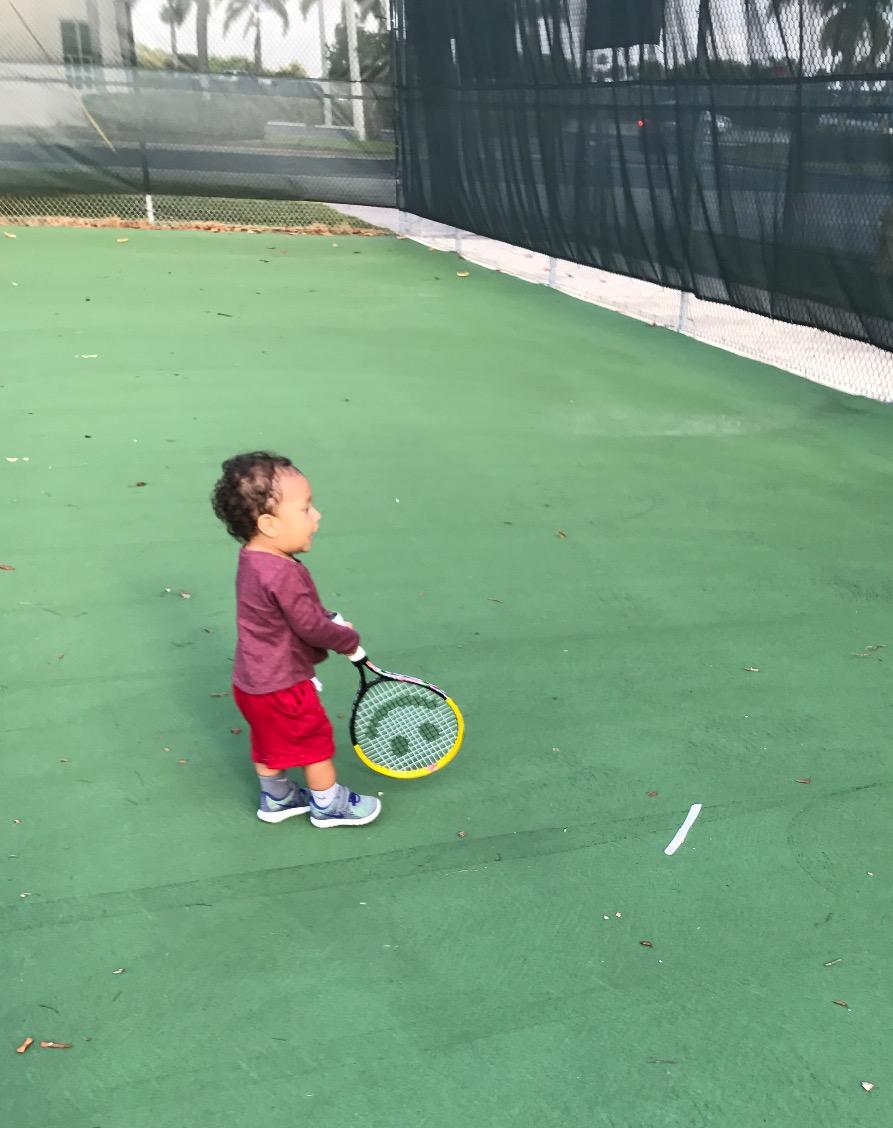 Kids Tennis Racket with Training Videos - Aluminum Youth Tennis Racket with Neoprene Handle for Children Age 5-12 - Learn Faster and Play Better by Street Tennis Club customer photo 1
