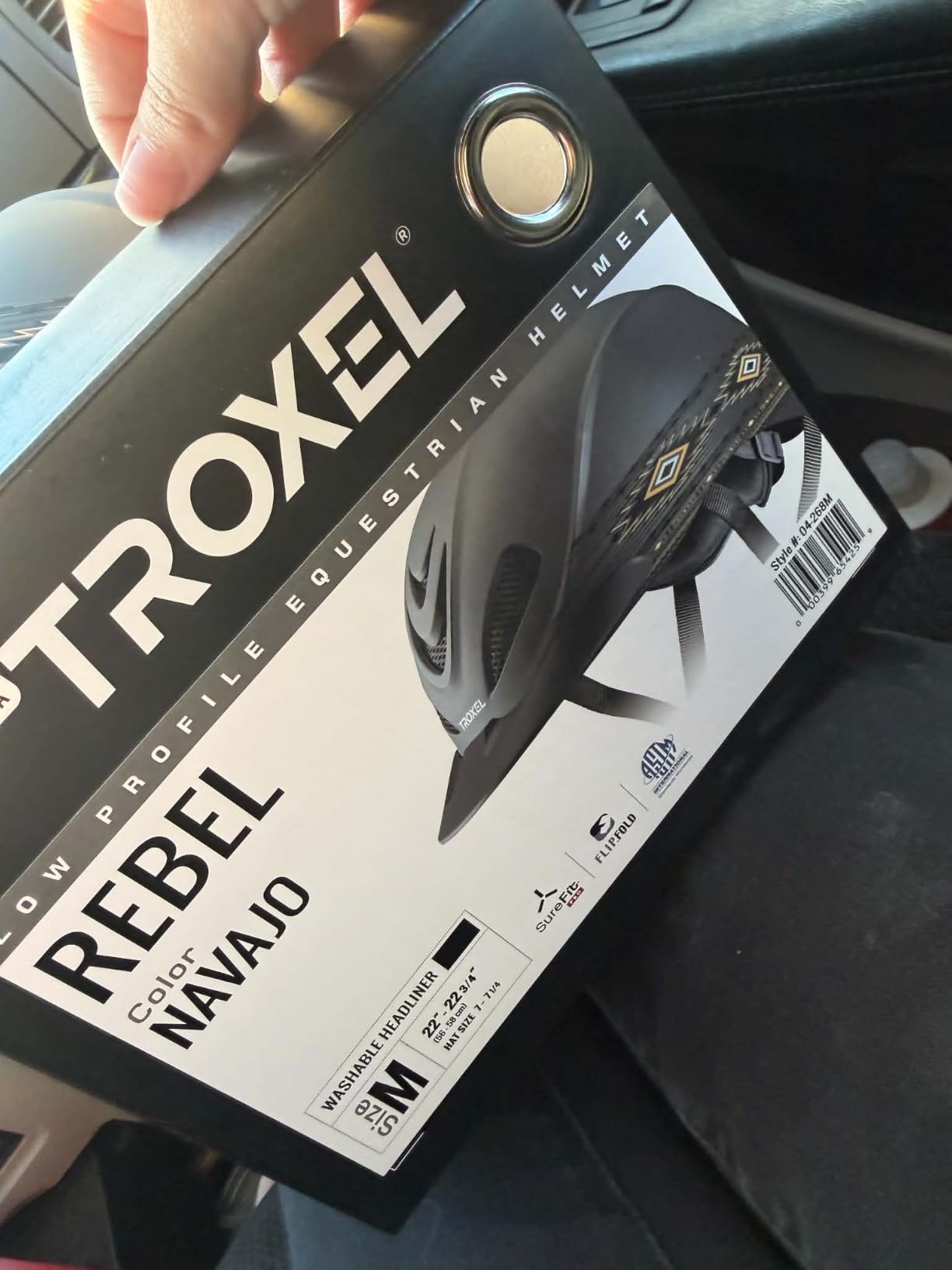 Troxel Rebel Bold Horse Riding Helmet, Low-Profile, Light, Adjustable Design, Safety Horseback Riding Gear customer photo 1