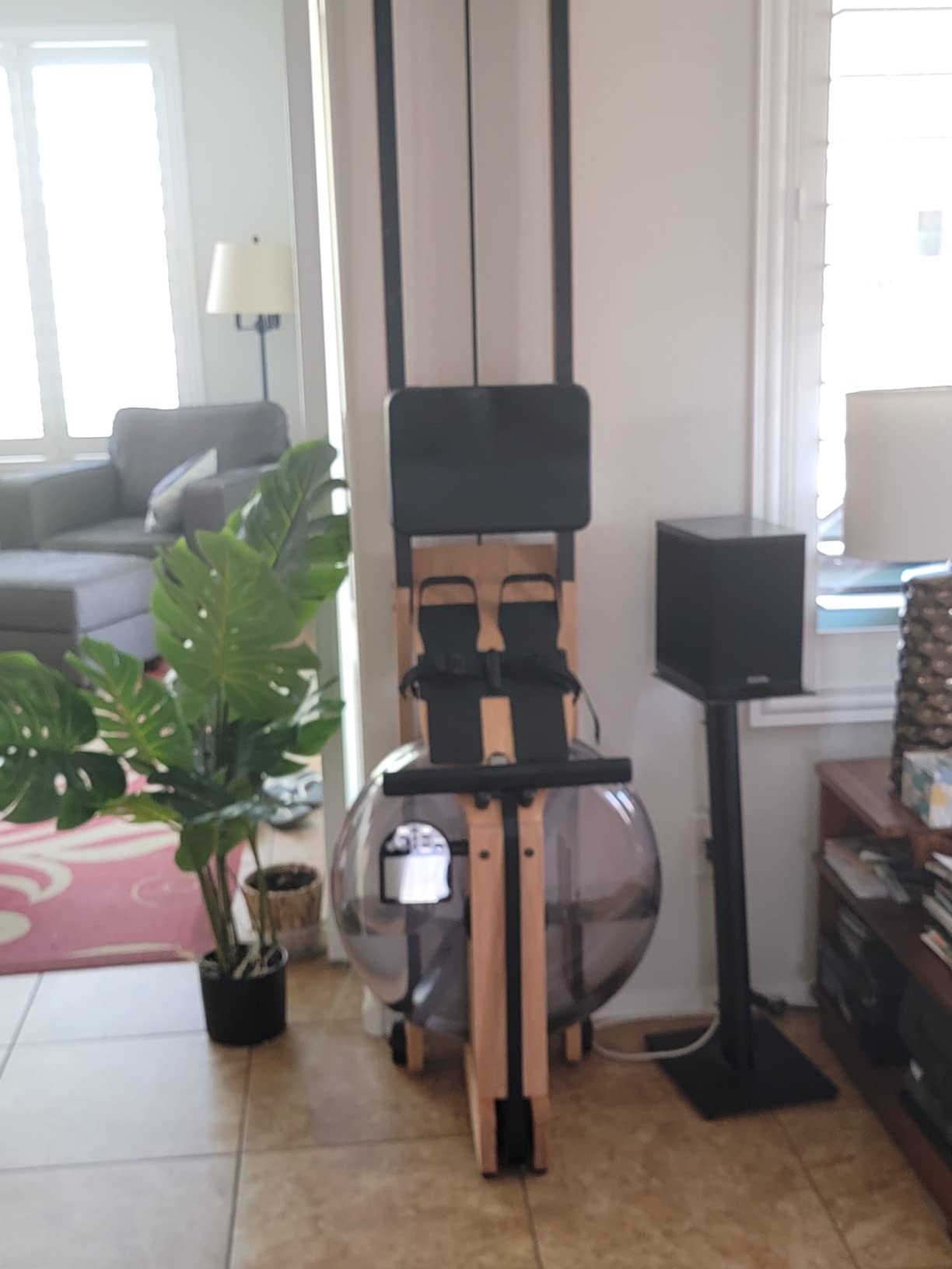 WaterRower with S4 BLE Monitor | USA Made Water Rower | Original Handcrafted Erg Row Machine for Home Use & Gym customer photo 1
