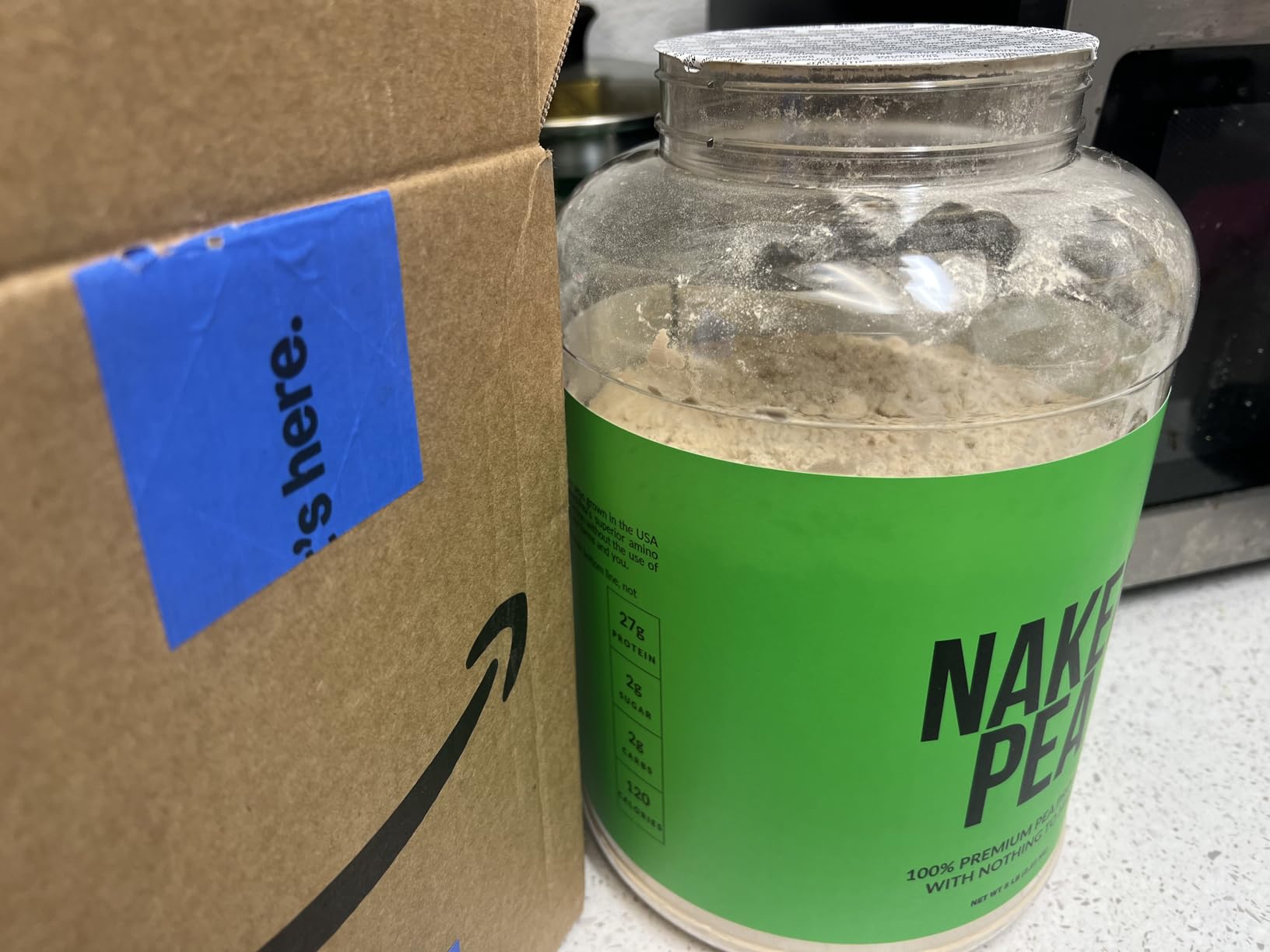 NAKED Pea - 5LB 100% Pea Protein Powder from North American Farms - Unflavored Vegan Pea Protein Isolate - NSF Certified, Plant Protein Powder, Easy to Digest - 76 Servings customer photo 1
