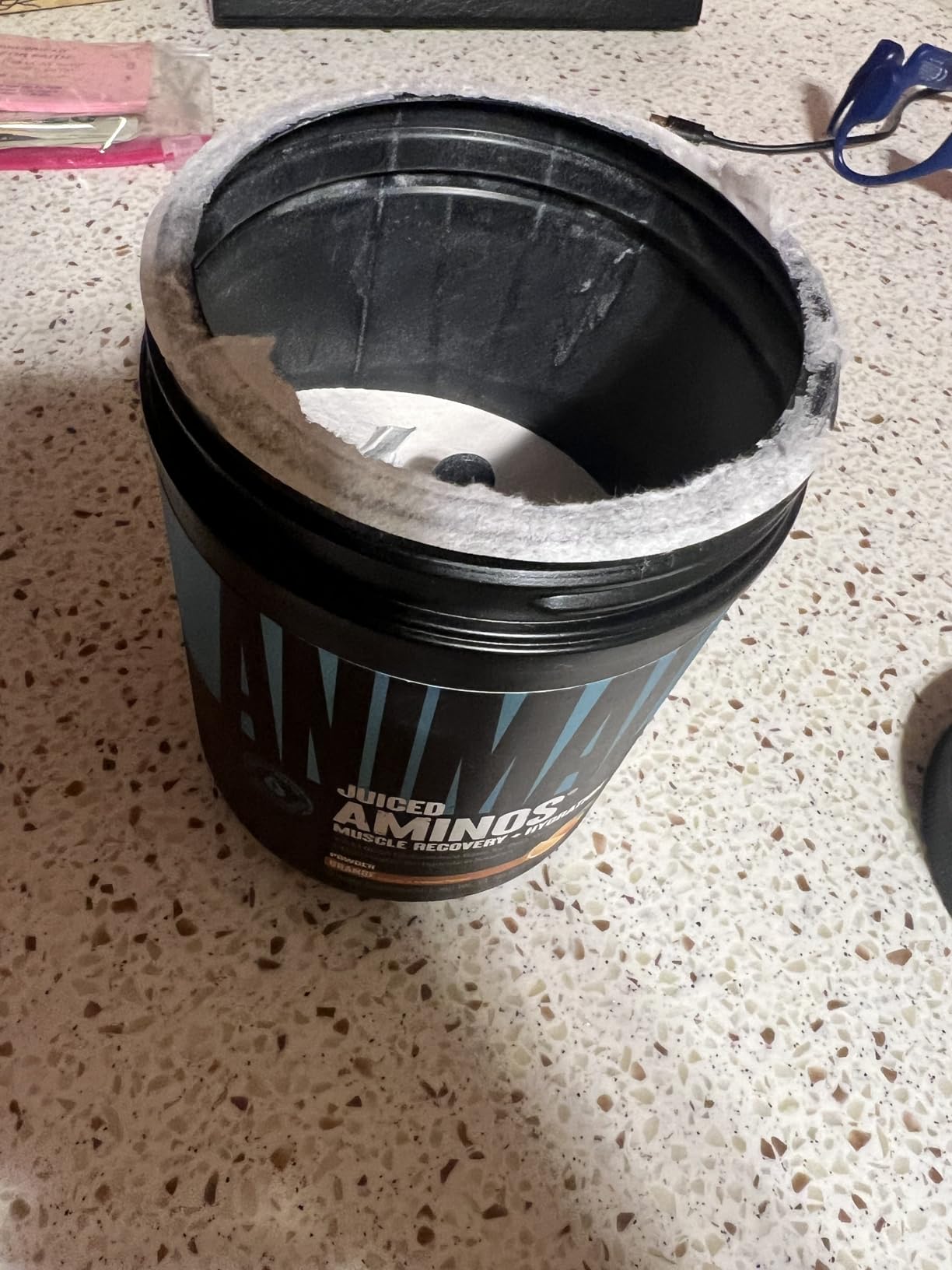 Animal Juiced Amino Acids - BCAA Powder EAA Matrix Plus Hydration with Electrolytes and Sea Salt Anytime Recovery and Improved Performance, Orange Flavor, 30 Servings customer photo 1