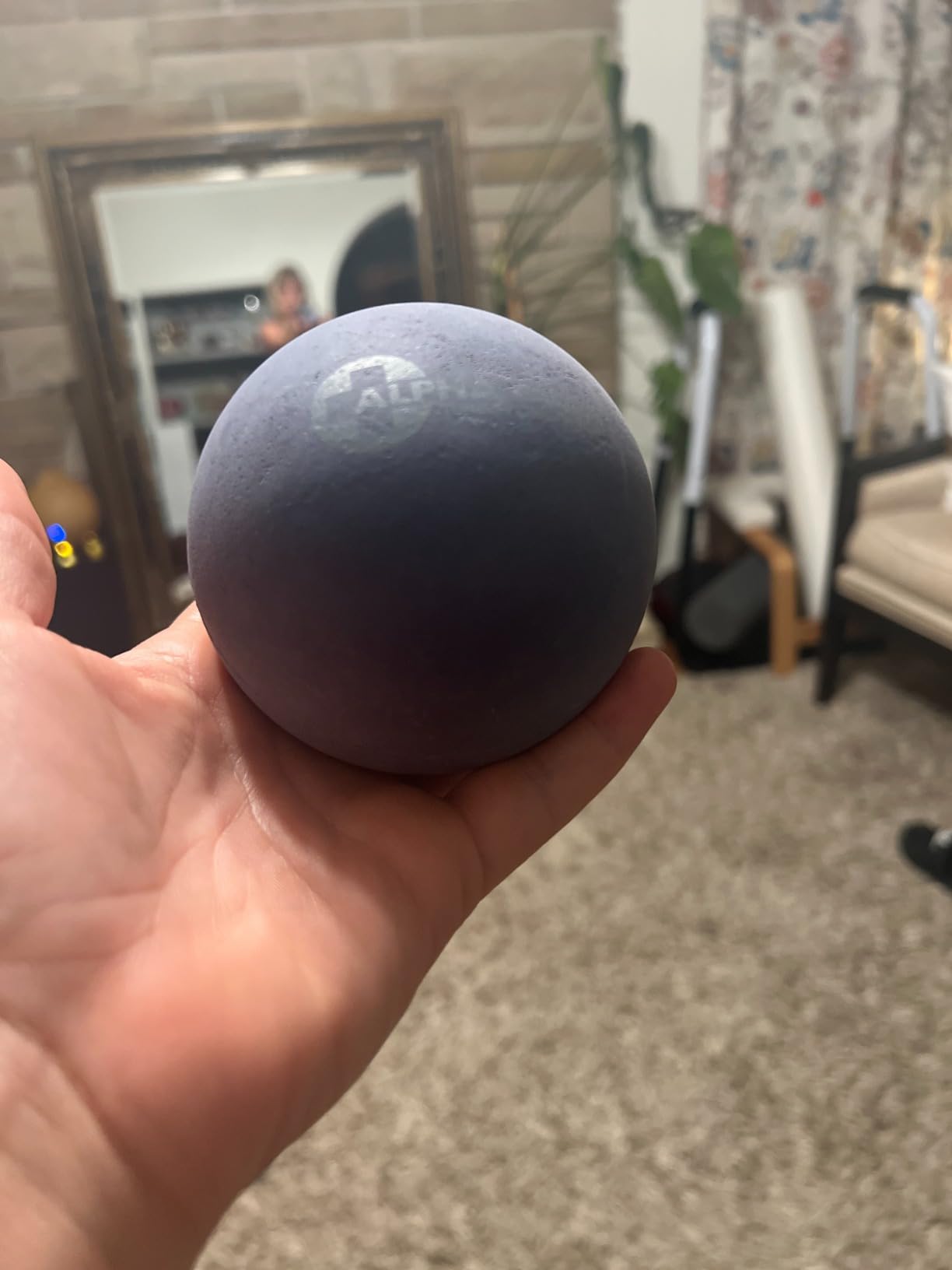 Tune Up Fitness - Alpha Ball | Large Therapy Ball | Massage Ball for Myofascial Release, Pain Relief - Back, Shoulders, Hamstrings, Hips, Glutes customer photo 2