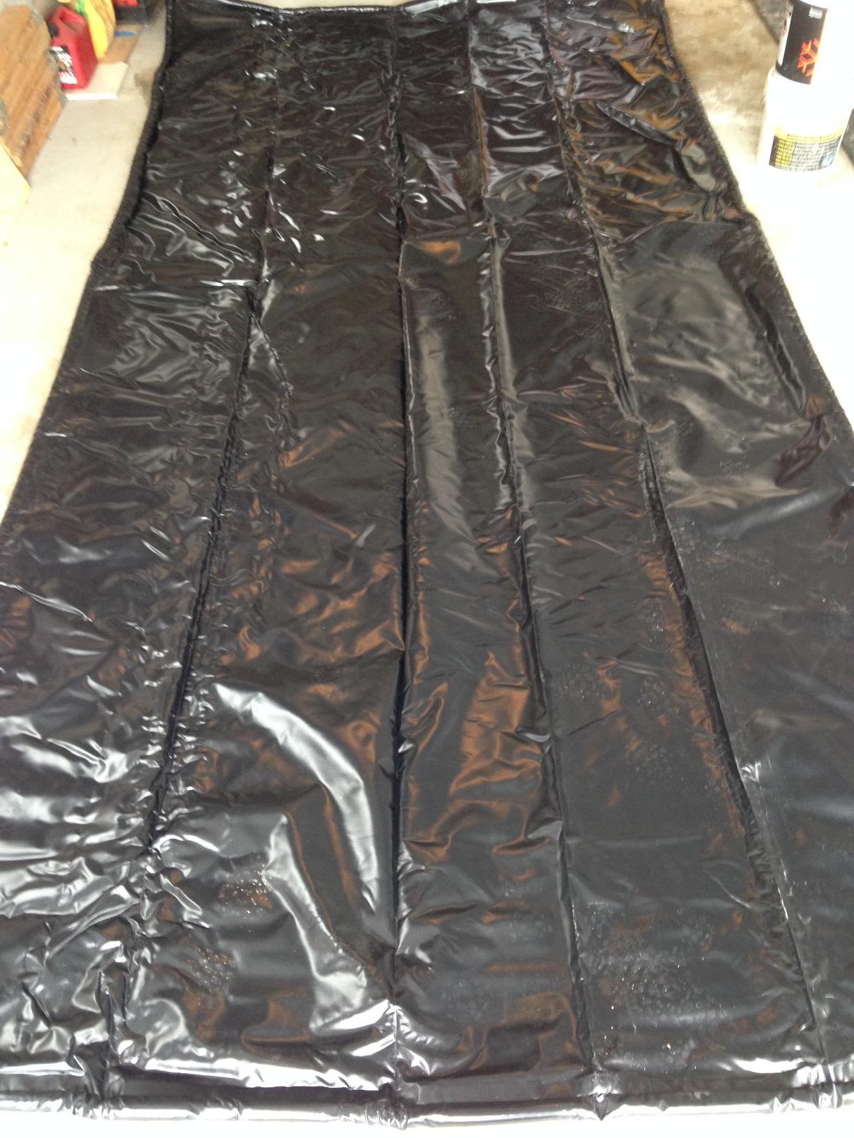 AutoFloorGuard Garage Containment Mat, Mid-Size Vehicles, 7.75 Ft x 18 Ft | Heavy-Duty PVC, Water-Tight Welded Seams, Raised Perimeter Edge, Catches Snow, Ice & Mud, Includes Telescoping Squeegee customer photo 1