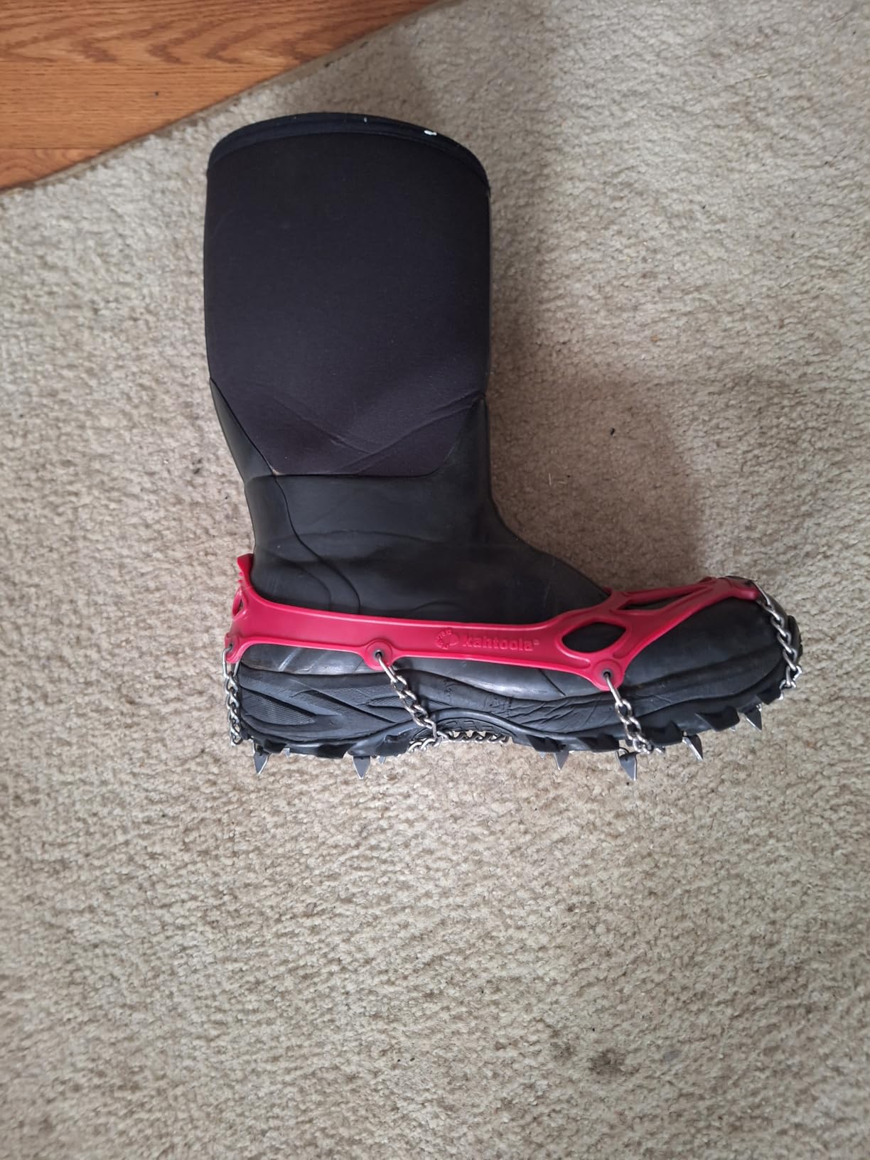 Kahtoola MICROspikes Footwear Traction for Winter, Snow & Ice Trail Hiking customer photo 2