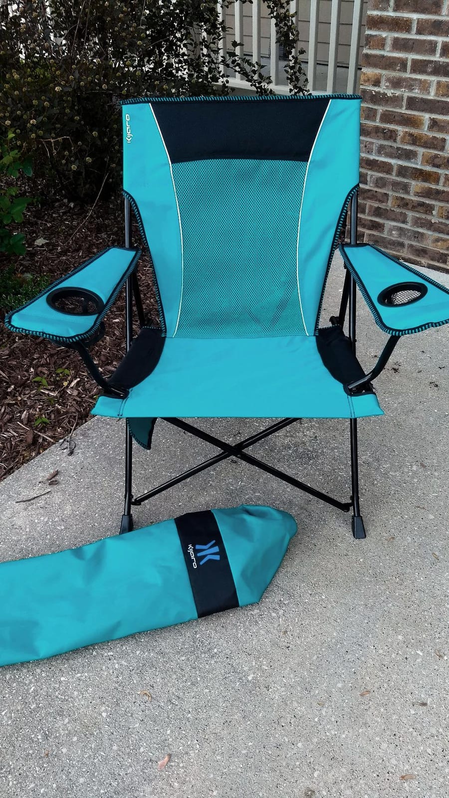 Kijaro Portable Camping Chairs - Versatile Folding Sports Chair for Outdoor & Lawn - Dual Lock Feature - Hallet Peak Gray customer photo 1