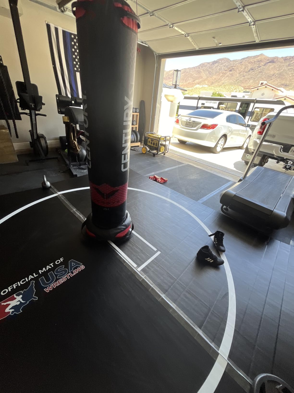 Dollamur Wrestling Mat for Home,10'x10', Circle, Start Marks-Made in USA customer photo 1