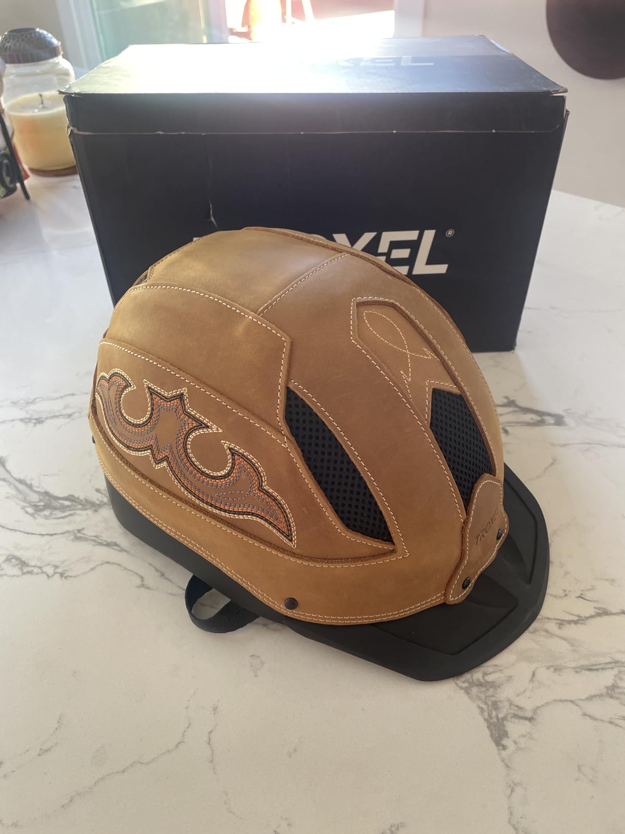 Troxel Cheyenne Rugged Horse Riding Helmet, Low-Profile, Self-Adjustable Design, Safety Horseback Riding Gear customer photo 1