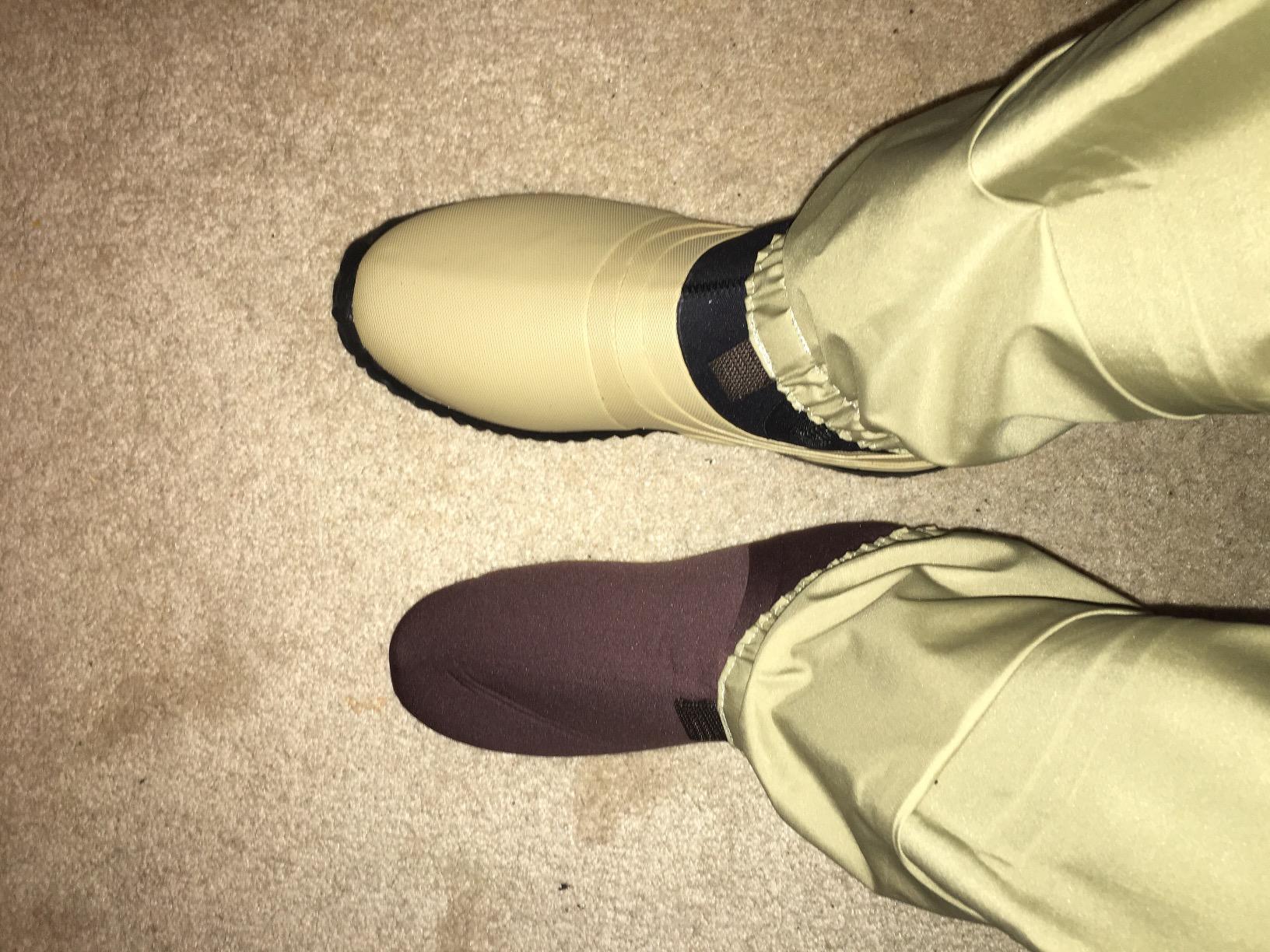 Ray-Guard Reef Wading & Fishing Boots-Hard Soled Vulcanized Rubber Bottom- Lightweight & Waterproof-Unisex-Adults customer photo 2