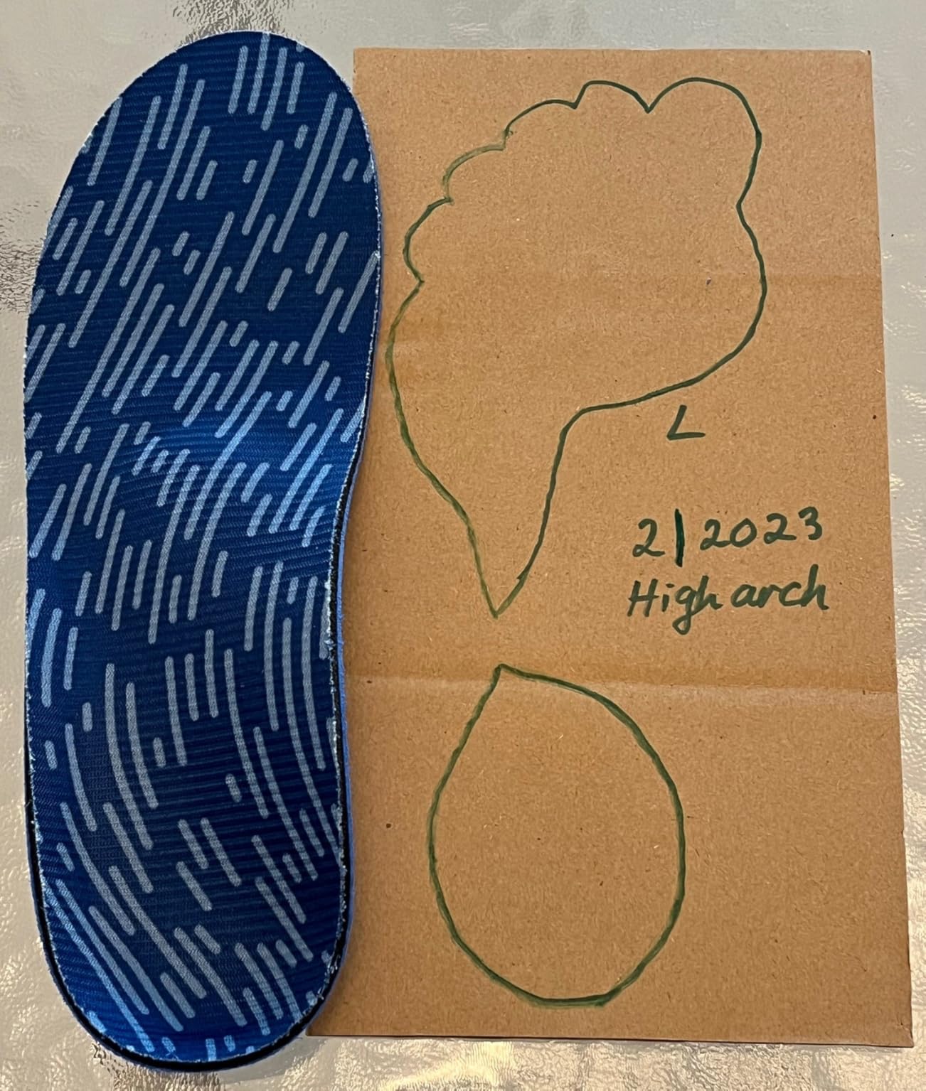 PowerStep Pinnacle Plus Met, Ball of Foot Pain Relief Orthotics, Shoe Inserts, Metatarsalgia, Arch Support, Morton's Neuroma Pain Relief, Shoe Insoles, Metatarsal Pad, Made in USA (M 10-10.5, W 12) customer photo 1