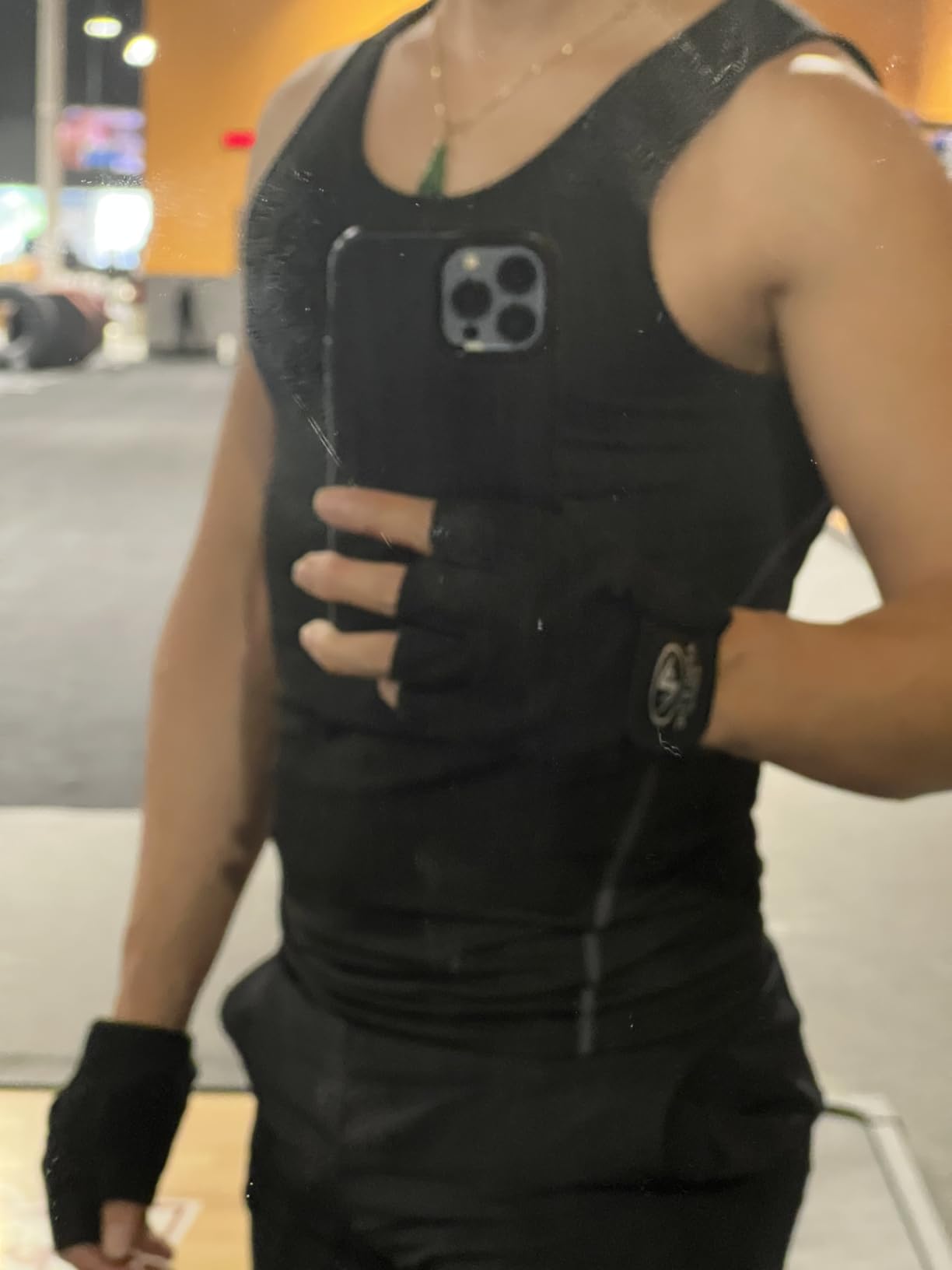 Men's 3 Pack Athletic Compression Under Base Layer Sport Tank Top customer photo 2