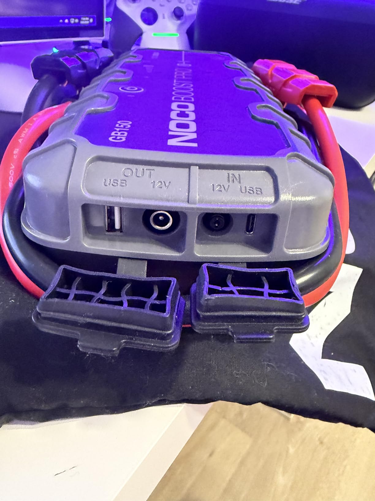 NOCO Boost GB150: 3000A UltraSafe Jump Starter - 12V Lithium Battery Booster Pack, Portable Jump Box, Power Bank & Jumper Cables - for 9.0L Gas and 7.0L Diesel Engines customer photo 1