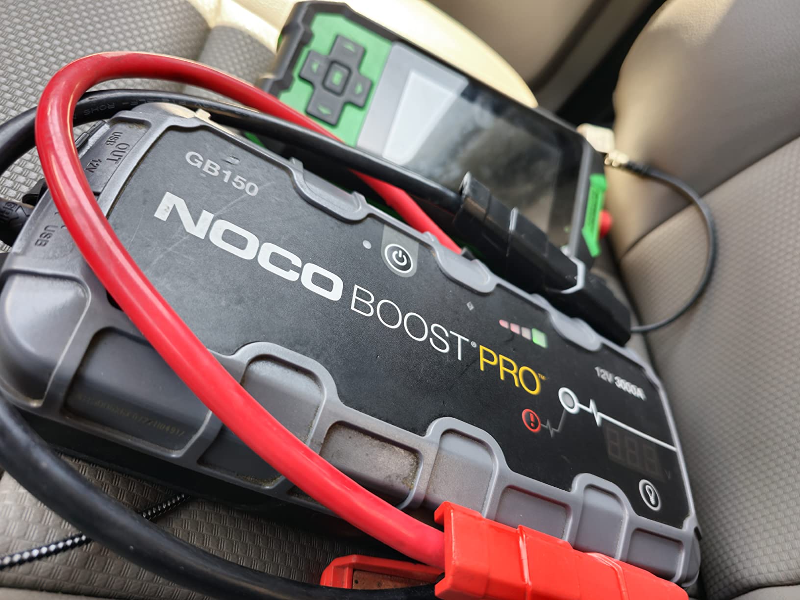 NOCO Boost GB150: 3000A UltraSafe Jump Starter - 12V Lithium Battery Booster Pack, Portable Jump Box, Power Bank & Jumper Cables - for 9.0L Gas and 7.0L Diesel Engines customer photo 2