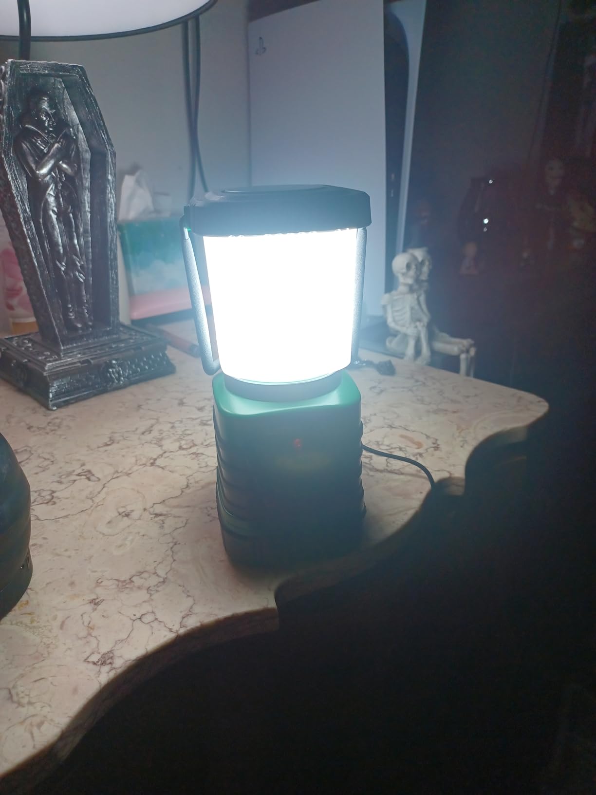 Lepro 1000LM LED Camping Lantern Rechargeable, 4400mAh, 4 Light Modes | Tent Light, Camping Essentials, Waterproof Lantern Flashlight for Camping, Emergency Light, Power Outages, USB Cable Included customer photo 2