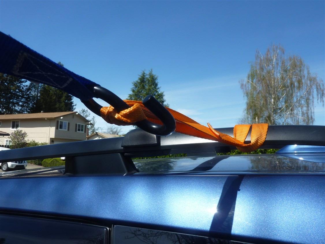 Rhino USA Soft Loop Tie Down Straps (4-Pack) - Motorcycle Handlebar Straps | 1.6in x 17in Loops, 5,000lb Break Strength. For Use with Ratchets on ATV, UTV, Dirt Bike & Motorcycle Handlebars. Black customer photo 1
