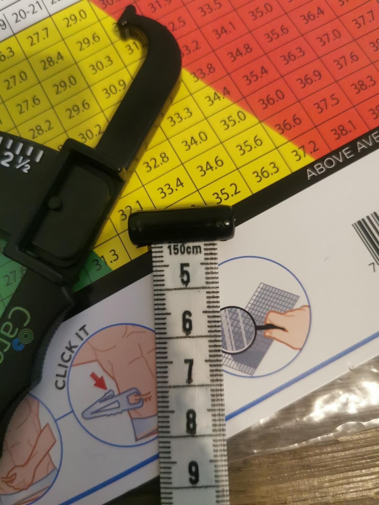Care Touch Skinfold Body Fat Caliper Set, Measure Tape Included customer photo 1