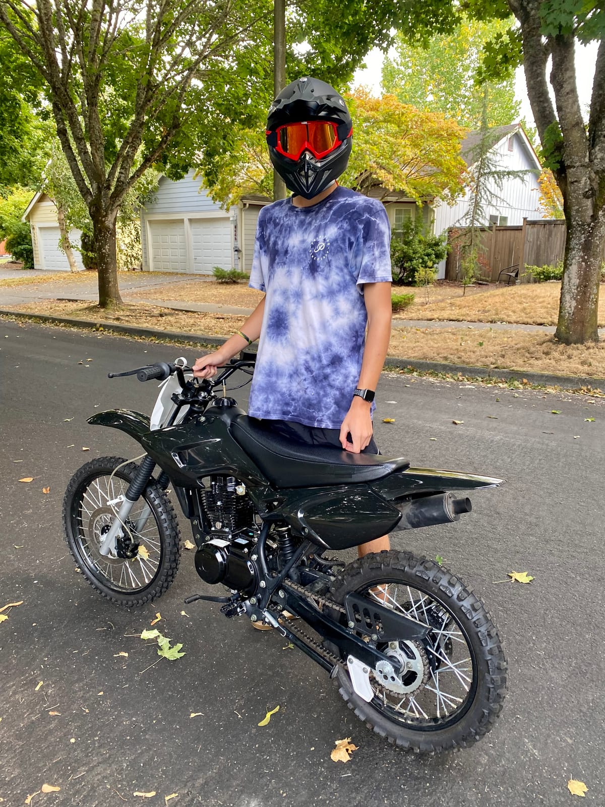 YEMA Adults Dirt Bike Helmets, Ventilated Motocross ATV Dirtbike Offroad BMX MX Helmets, DOT Approved Motorcycle Helmets, YM-915, Black customer photo 2