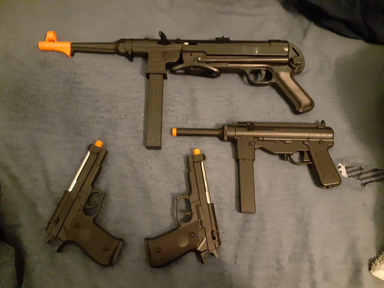 BBTac Airsoft Gun Package - World War II Collection of 4 Airsoft Guns, Spring Rifles and Pistols, 4000 BB Pellets, Great for Starter Pack Game Play customer photo 1