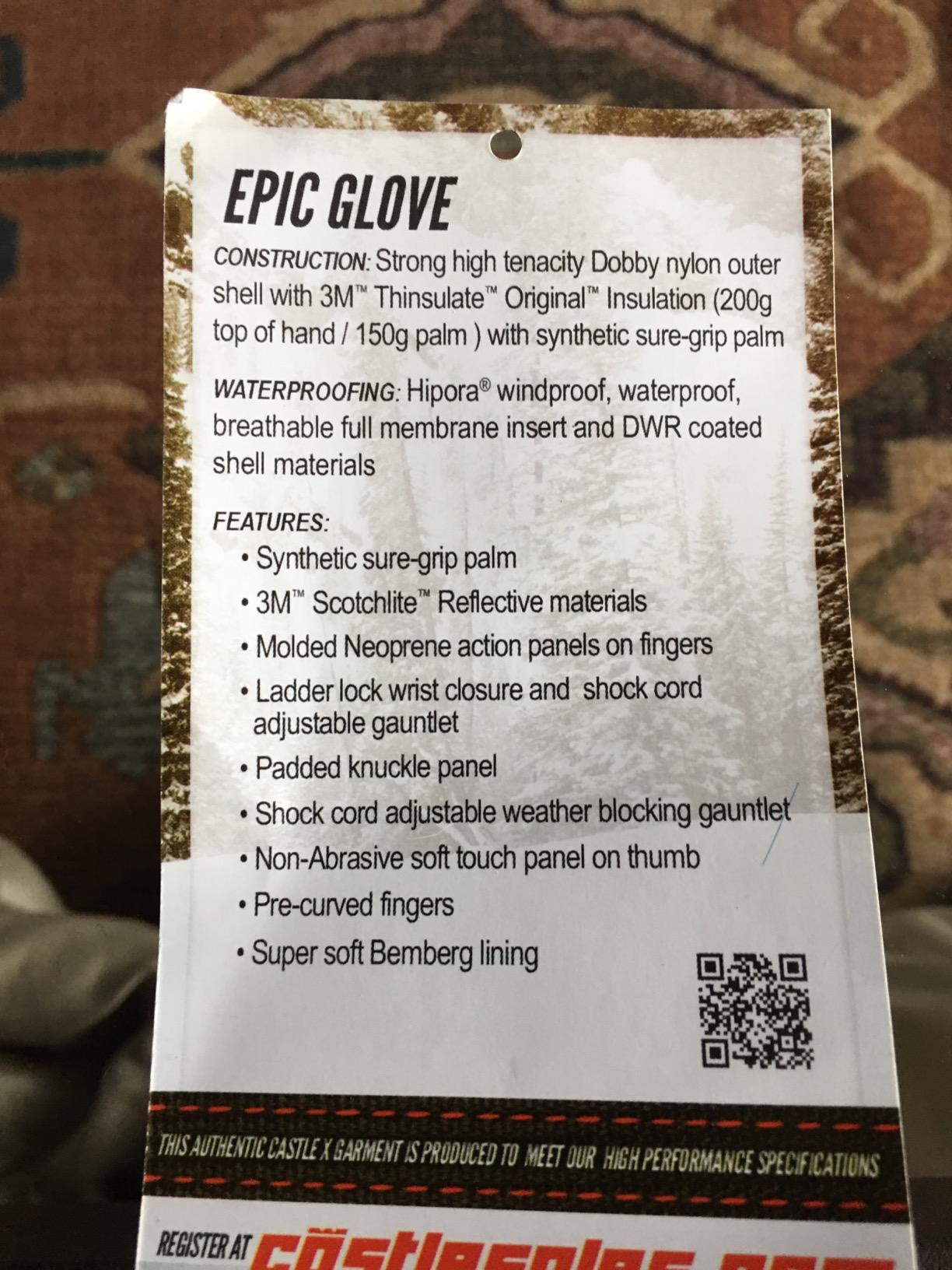 Castle X Epic-G1 Mens Snowmobile Gloves - Gray - Men's Size Large customer photo 2