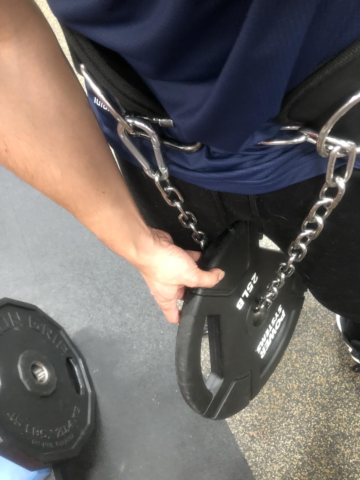 DMoose Fitness Dip Belt for Weight Lifting, Pullup, Squats & Dips - 36