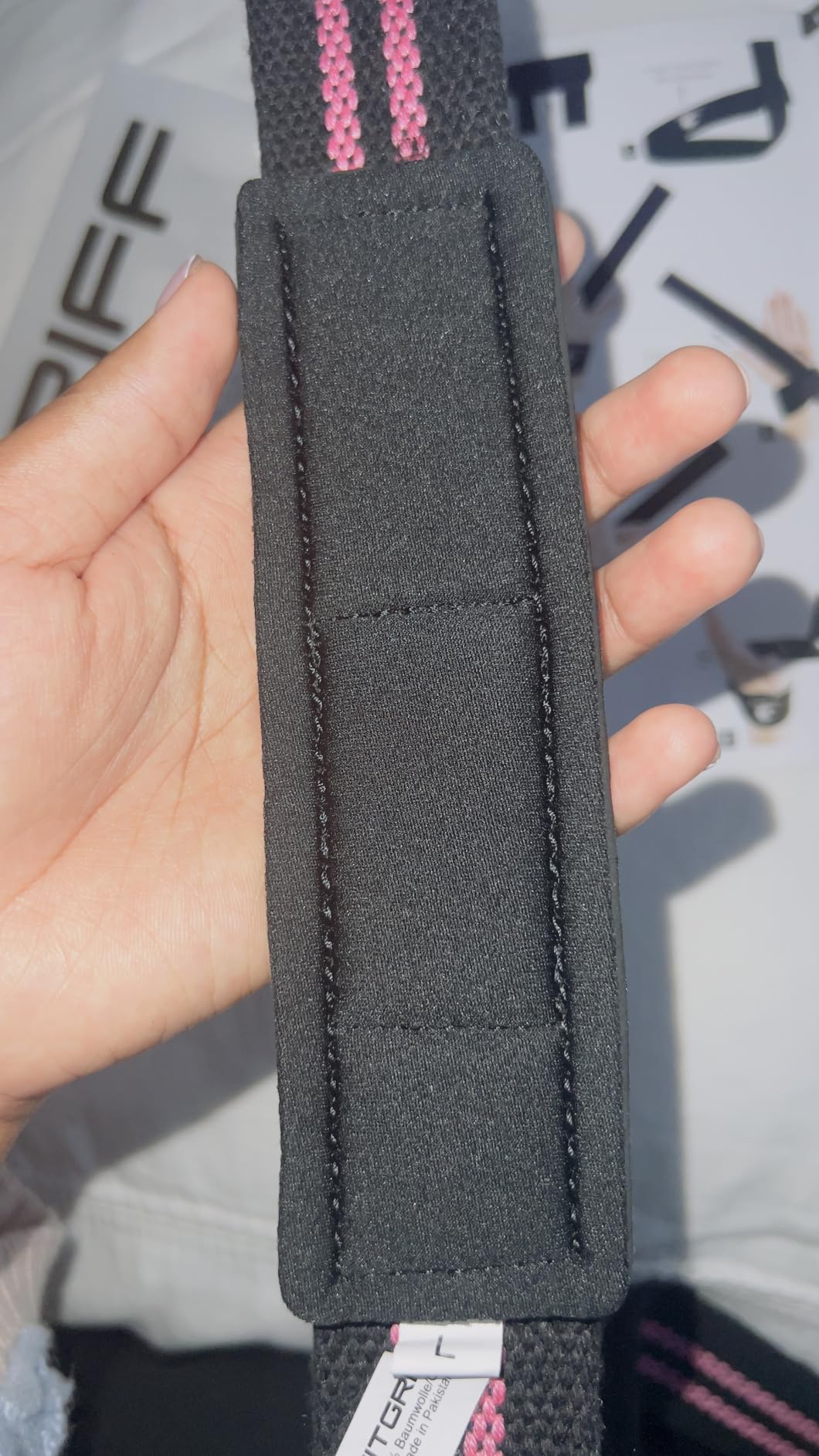 Fitgriff Lifting Wrist Straps for Weightlifting, Gym, Deadlift, Workout (Made of Premium Cotton & Padded) - Men & Women customer photo 1