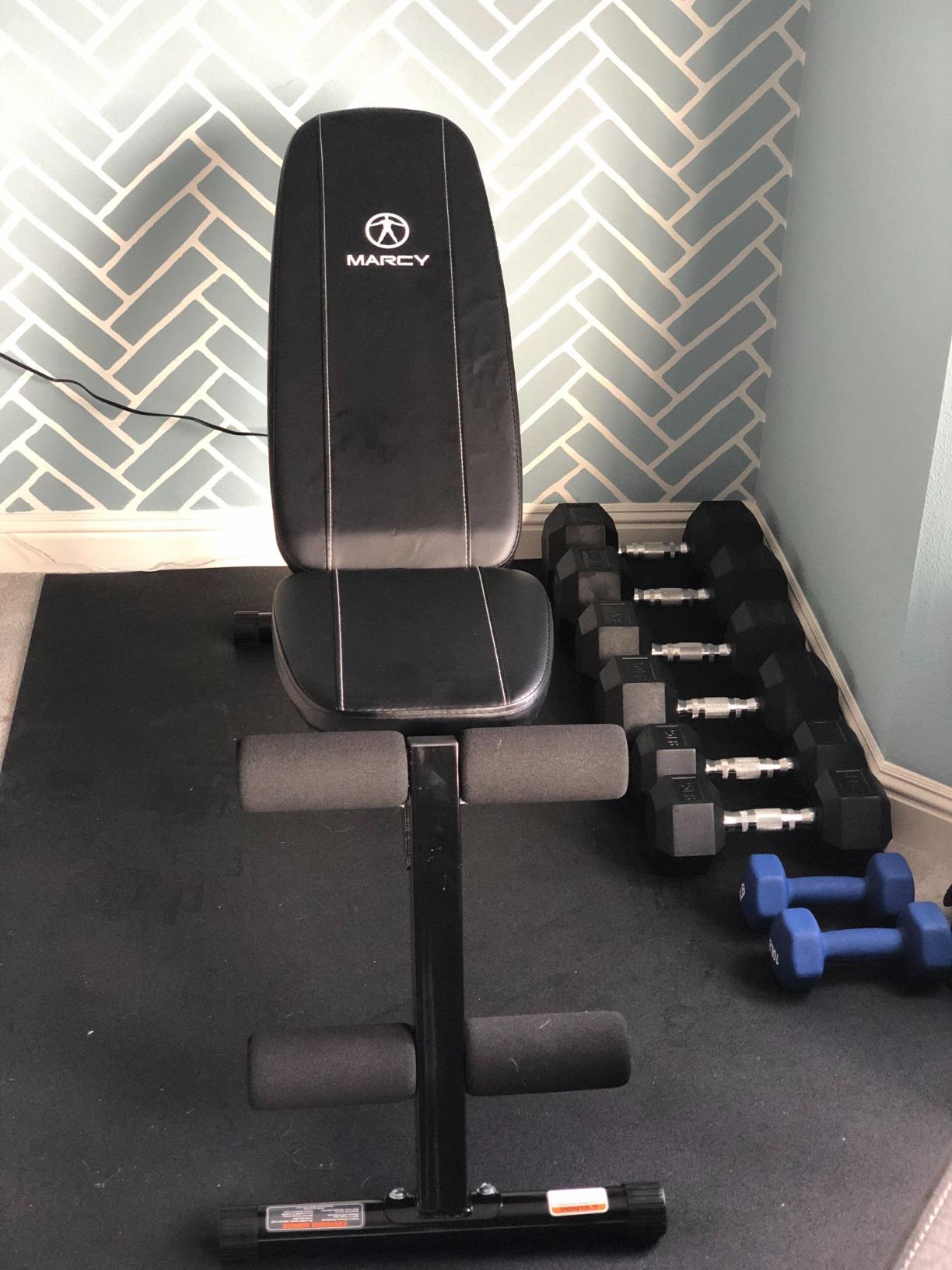 Marcy Multi-Position Adjustable Utility Bench for Home Gym Weightlifting and Strength Training customer photo 1