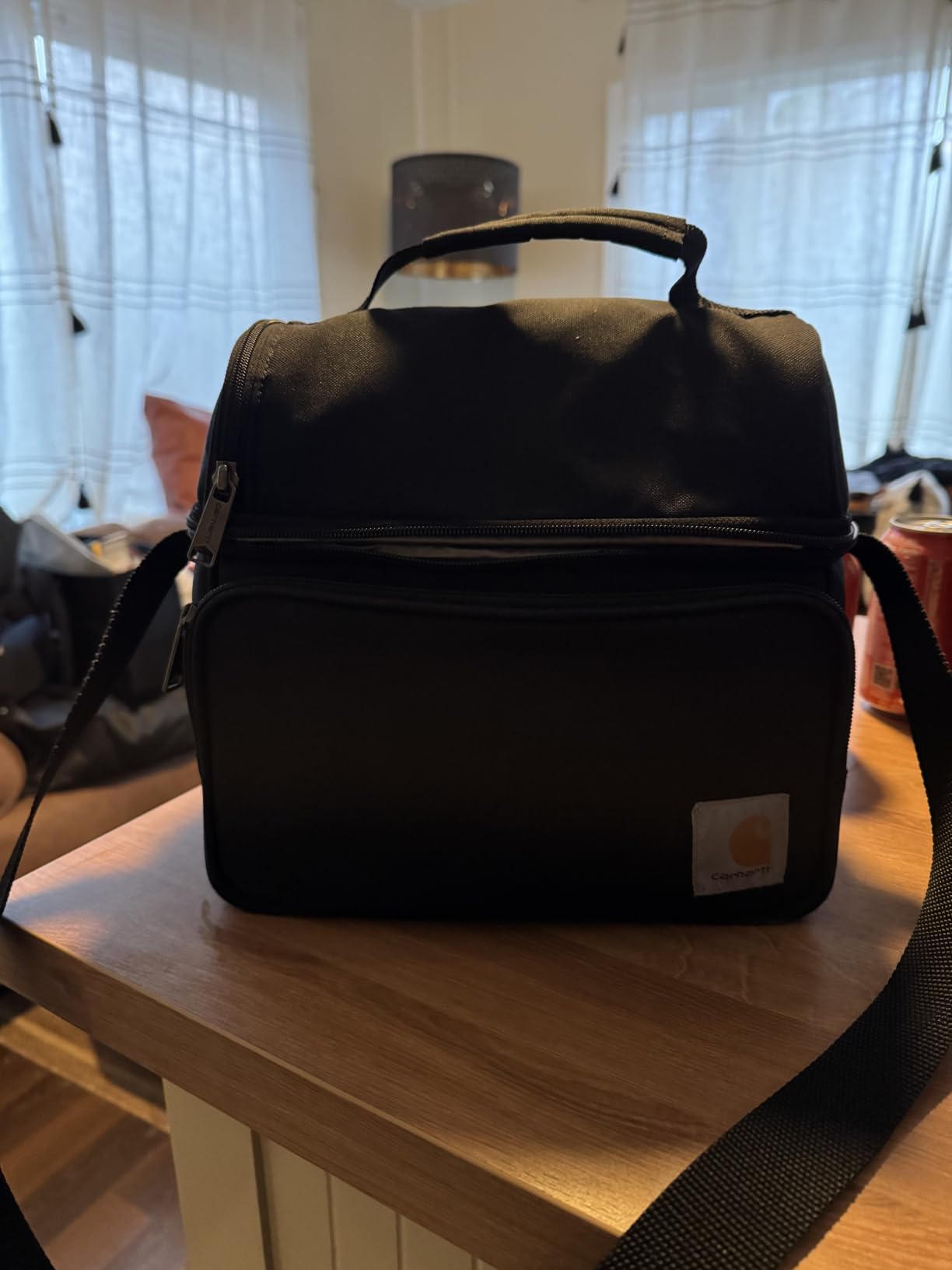 Carhartt Camping Cooler, Worksite Lunch Box, Soft Shell Lunch Bag for Construction Sites, Work and Everyday Use, Brown customer photo 2