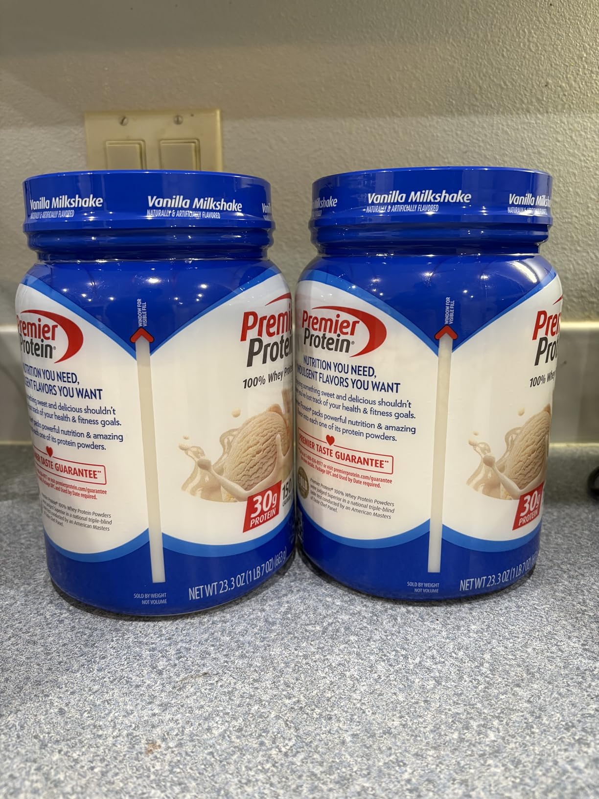 Premier Protein 30g High Protein Powder, 100% Whey, Vanilla, 17 Servings | No Added Sugar, Supports Muscle Health, Soy & Gluten-Free, 1.5 lb customer photo 1