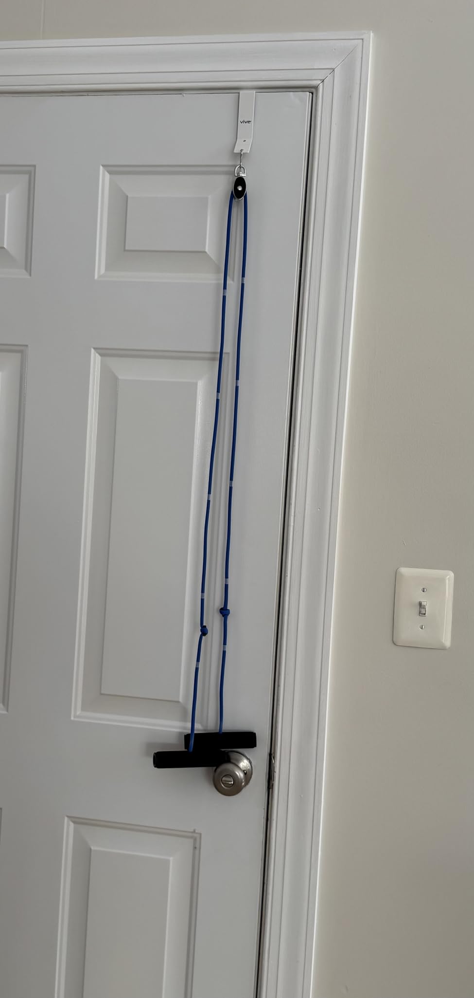 Vive Shoulder Pulley for Physical Therapy - Rotator Cuff Pain Pulley System | Over Door Rehab Exerciser - with Durable Metal Pulley & Comfortable Padded Handles customer photo 2