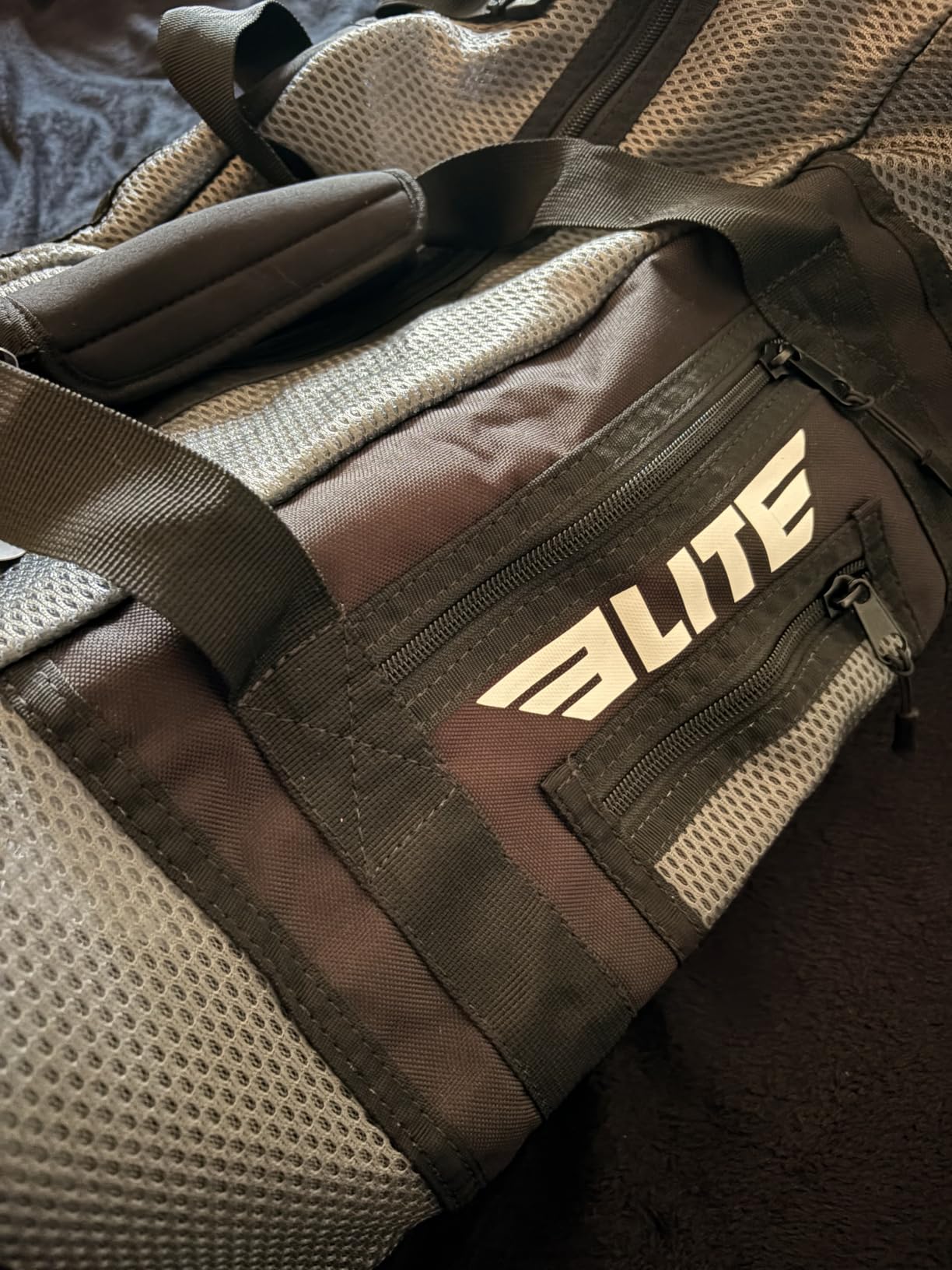 Elite Sports Boxing Gym Duffle Bag for MMA, BJJ, Jiu Jitsu gear, Duffel Athletic Gym Boxing Bag customer photo 1