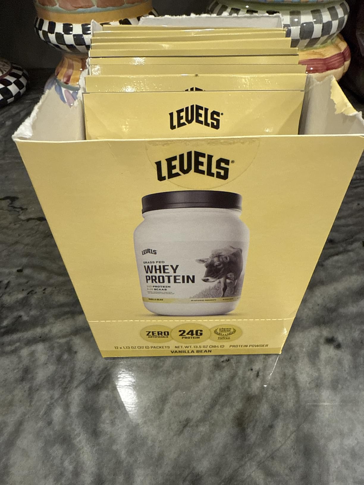 Levels Whey Protein Powder, No Artificial Ingredients, Vanilla Bean, 5LB | 24G of Protein, 5.4G BCAAs, Clean Ingredients, Hormone Free Dairy, No Fillers, No Added Sugar, No Junk customer photo 2