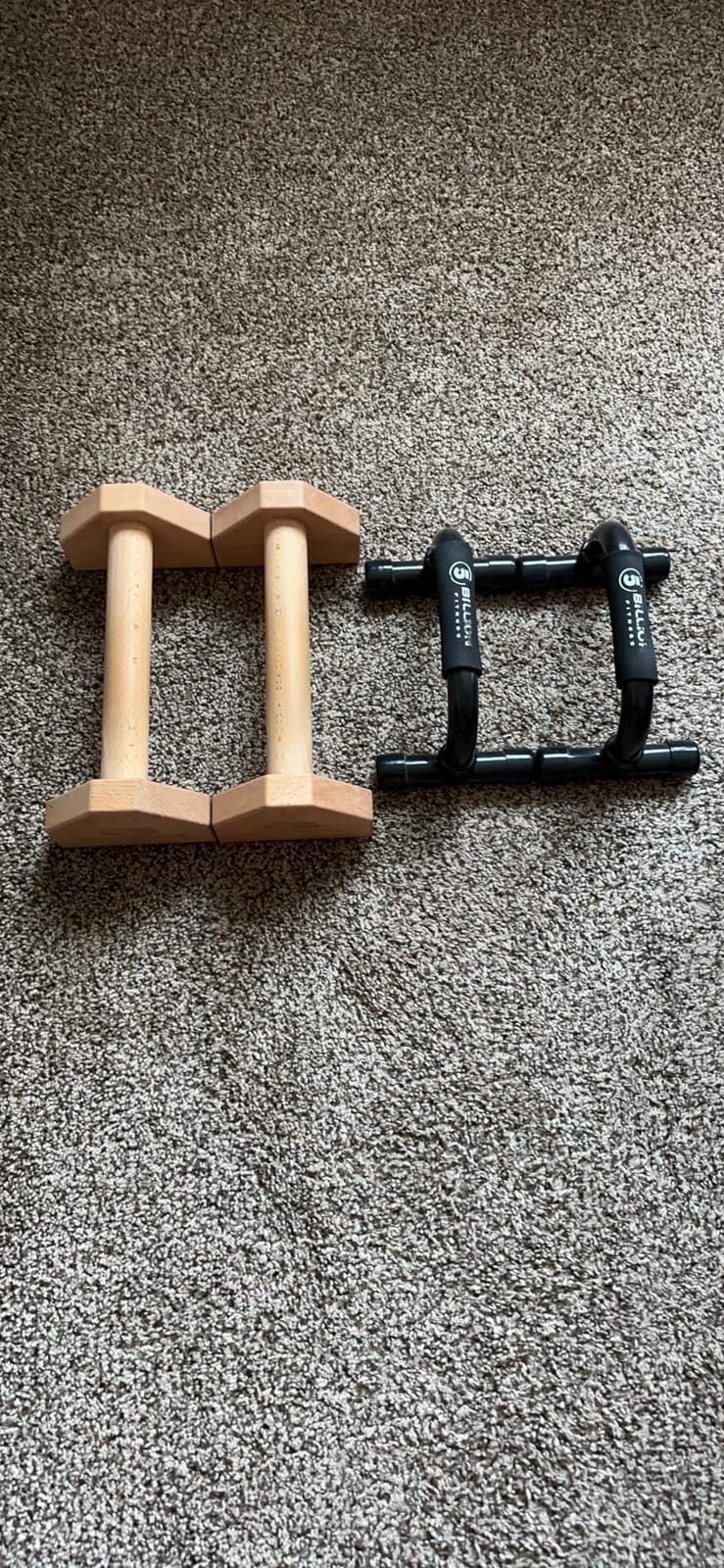 Push up Bars,5BILLION Strength Training Push Up Handle,Portable Calisthenics Bar for Home Gym Workout, Pushup Bar Calisthenics Equipment,Up to 330Lbs customer photo 1