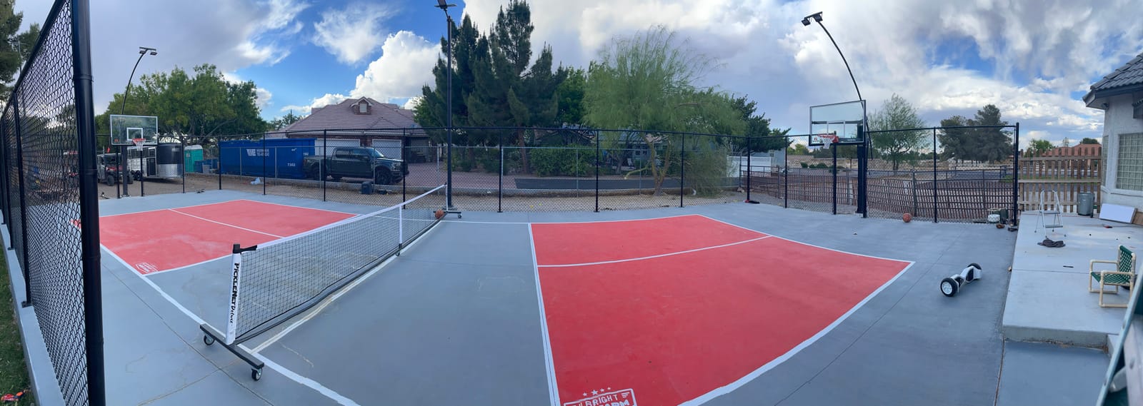 Goalrilla Basketball Hoops with Tempered Glass Basketball Goal Backboard, Black Anodized Frame, and In-ground Anchor System customer photo 1