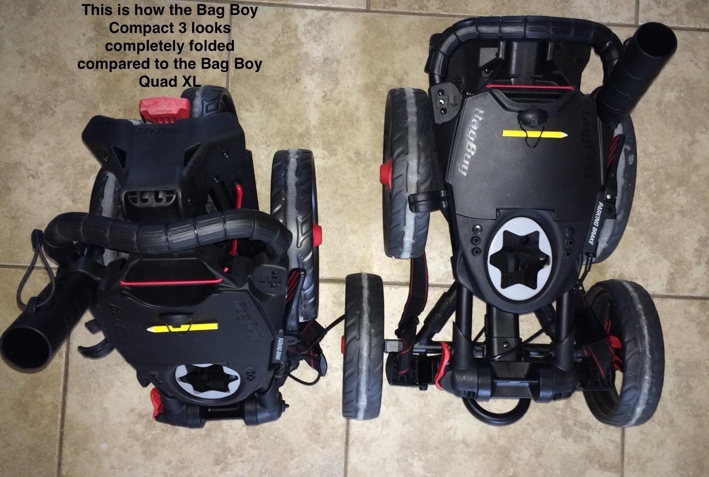 Bag Boy Compact 3 Golf Push Cart customer photo 2